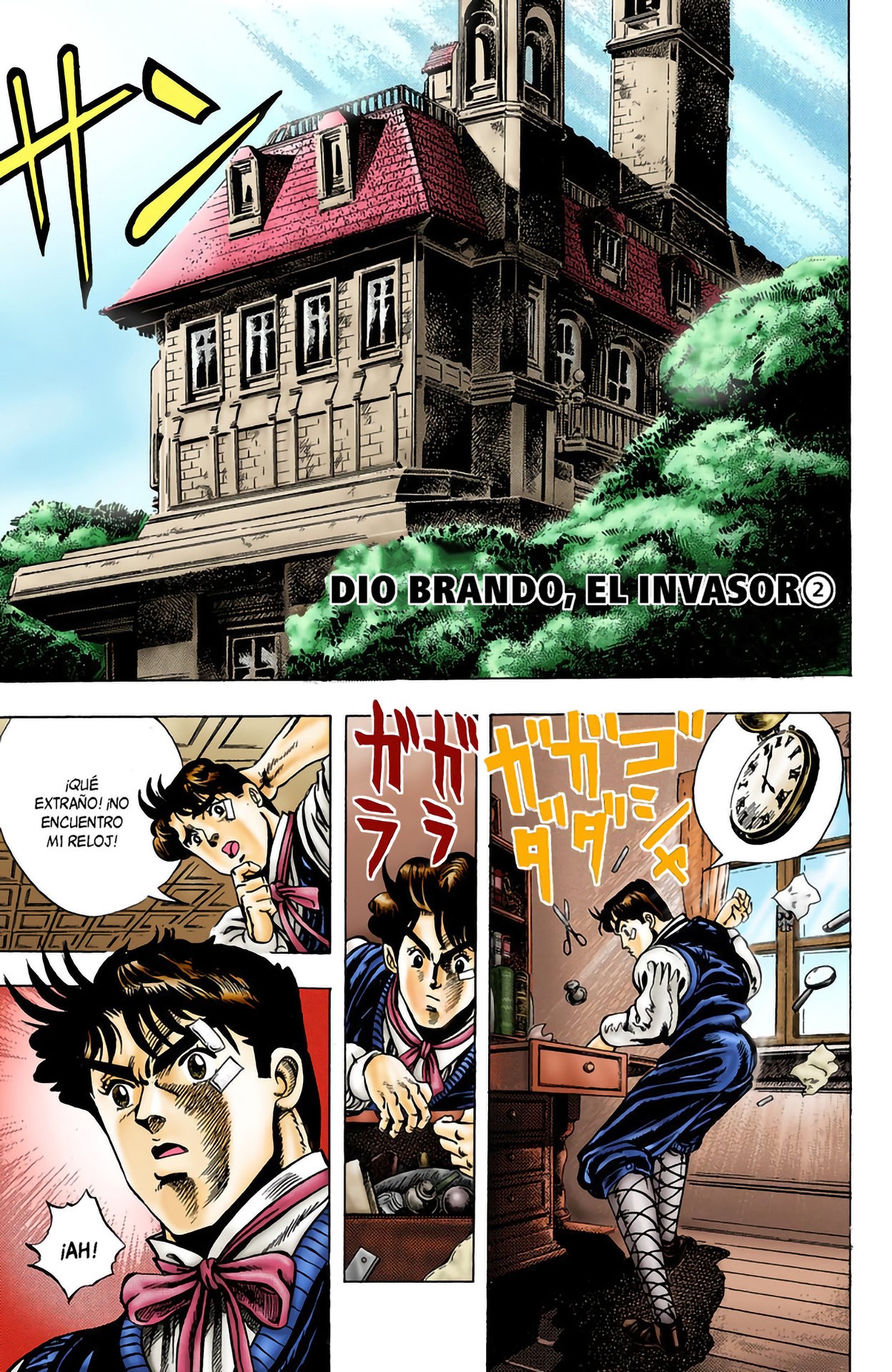 Read JoJo's Bizarre Adventure Parte 1 Phantom Blood Full Color ES Manga Online