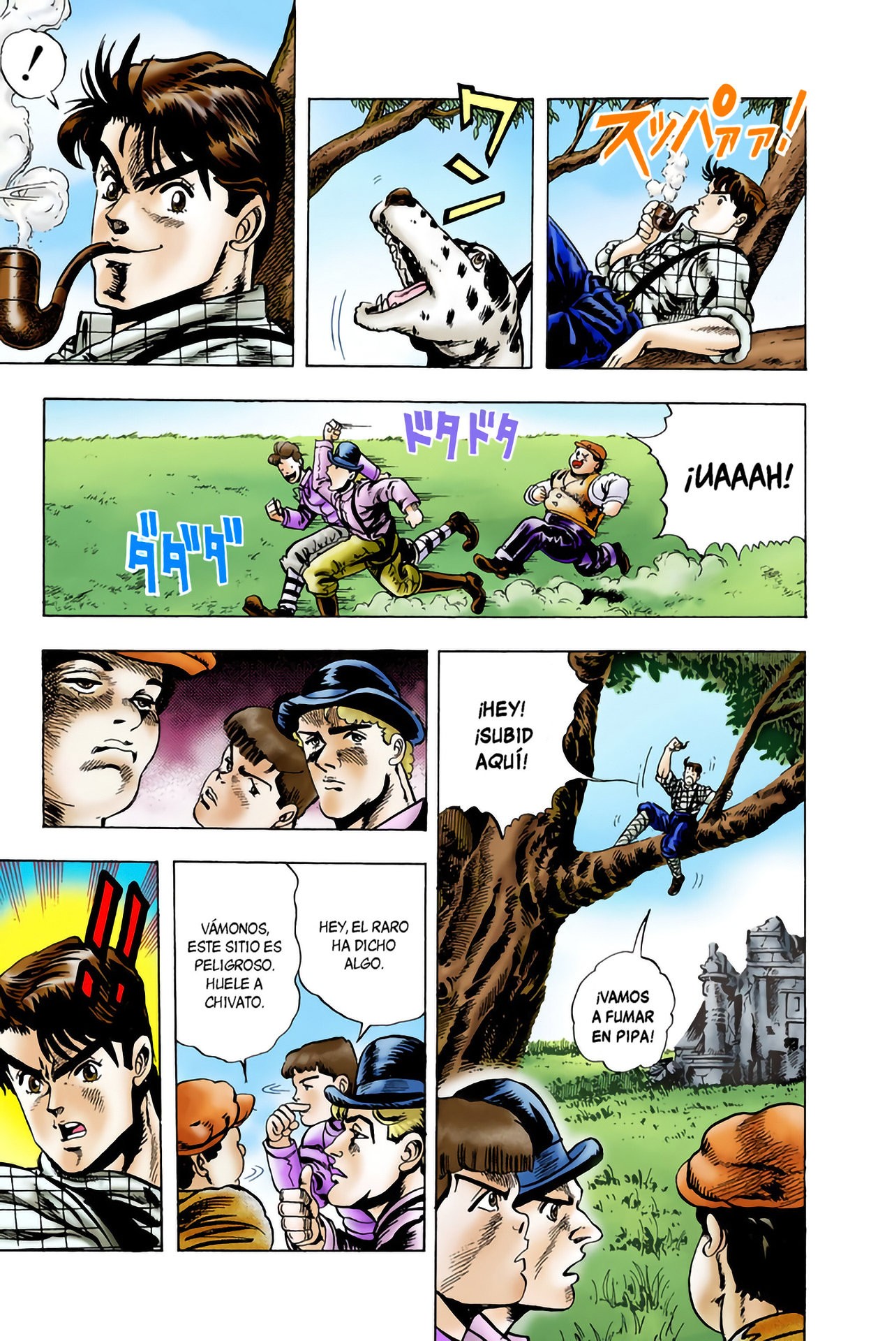 Read JoJo's Bizarre Adventure Parte 1 Phantom Blood Full Color ES Manga Online