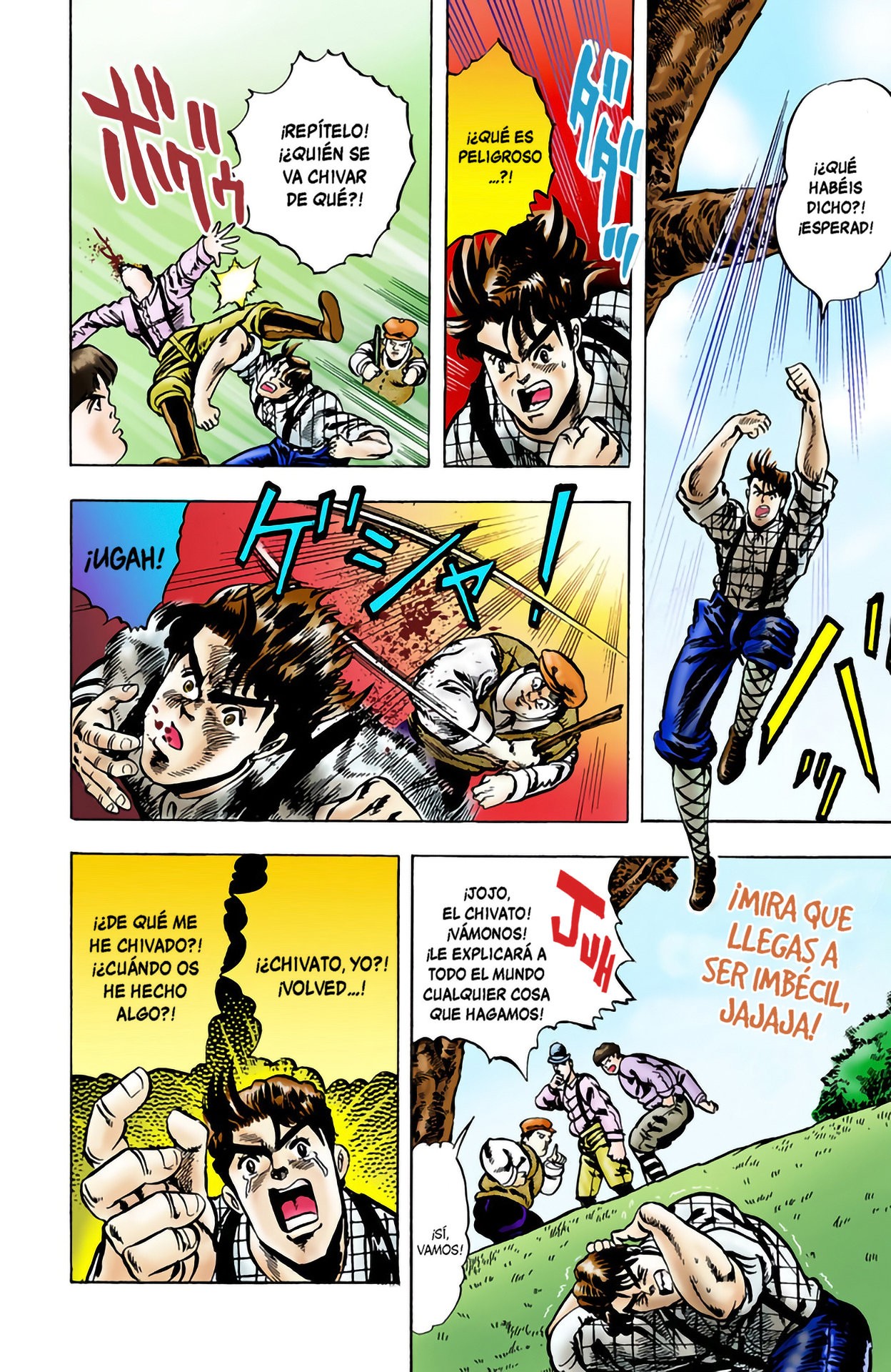 Read JoJo's Bizarre Adventure Parte 1 Phantom Blood Full Color ES Manga Online