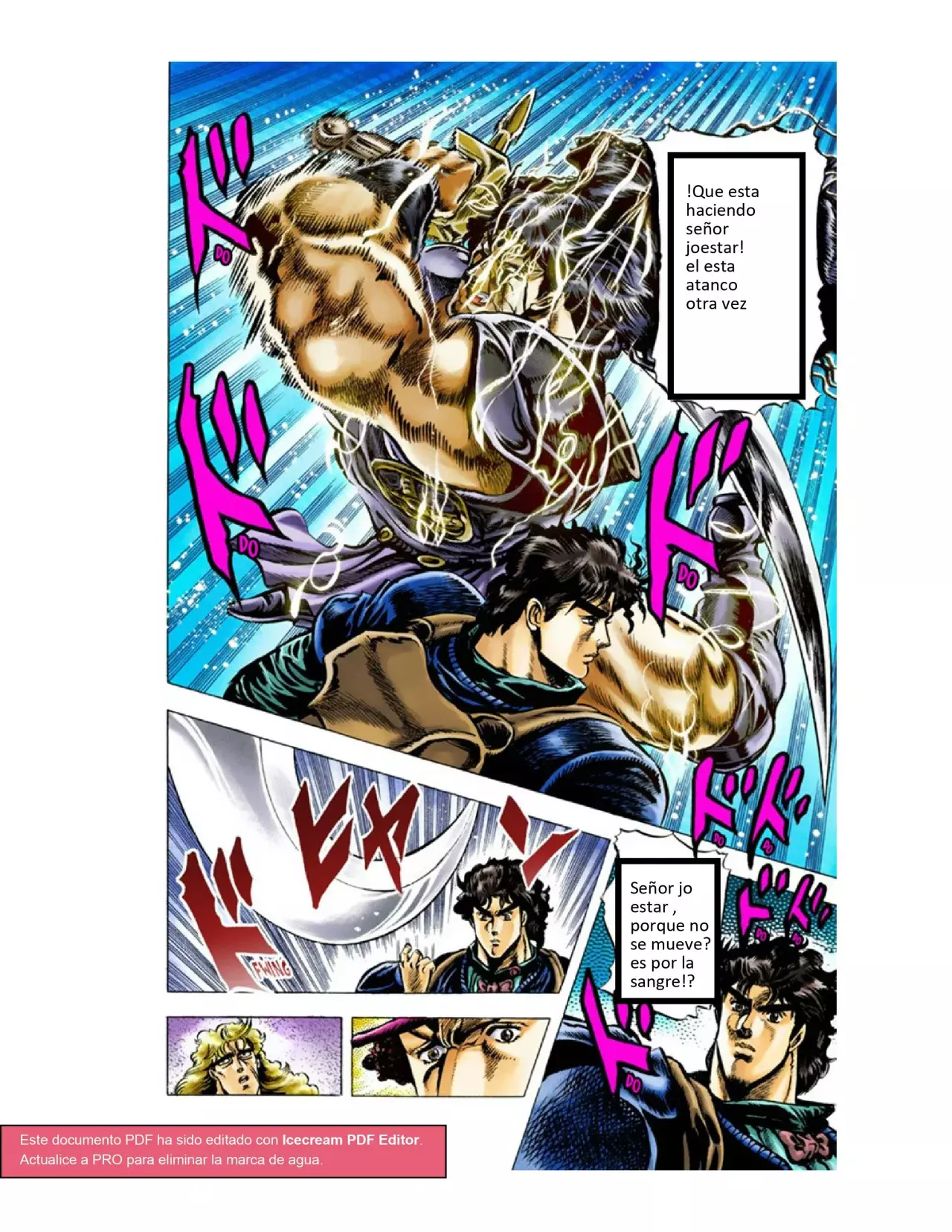 Read JoJo's Bizarre Adventure Parte 1 Phantom Blood Full Color ES Manga Online