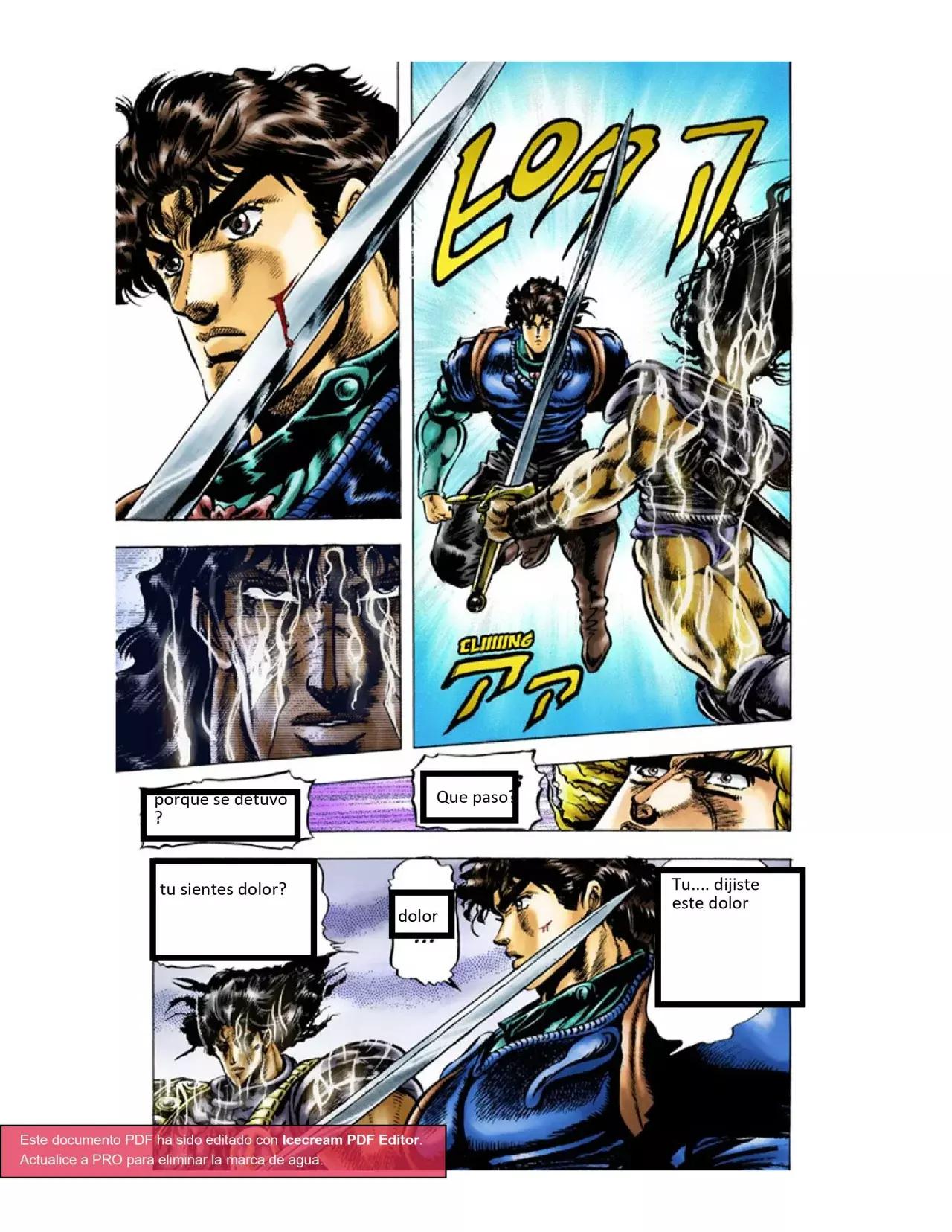 Read JoJo's Bizarre Adventure Parte 1 Phantom Blood Full Color ES Manga Online
