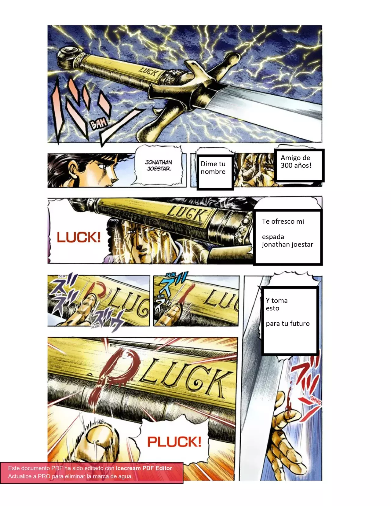 Read JoJo's Bizarre Adventure Parte 1 Phantom Blood Full Color ES Manga Online