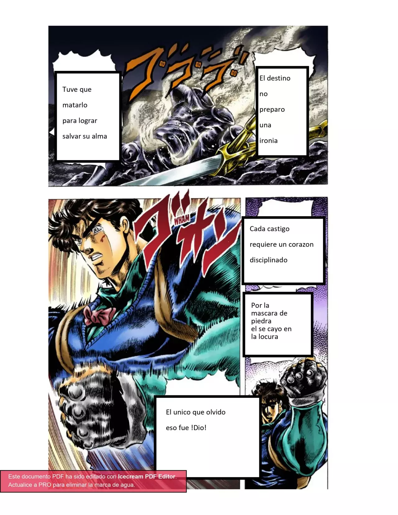 Read JoJo's Bizarre Adventure Parte 1 Phantom Blood Full Color ES Manga Online