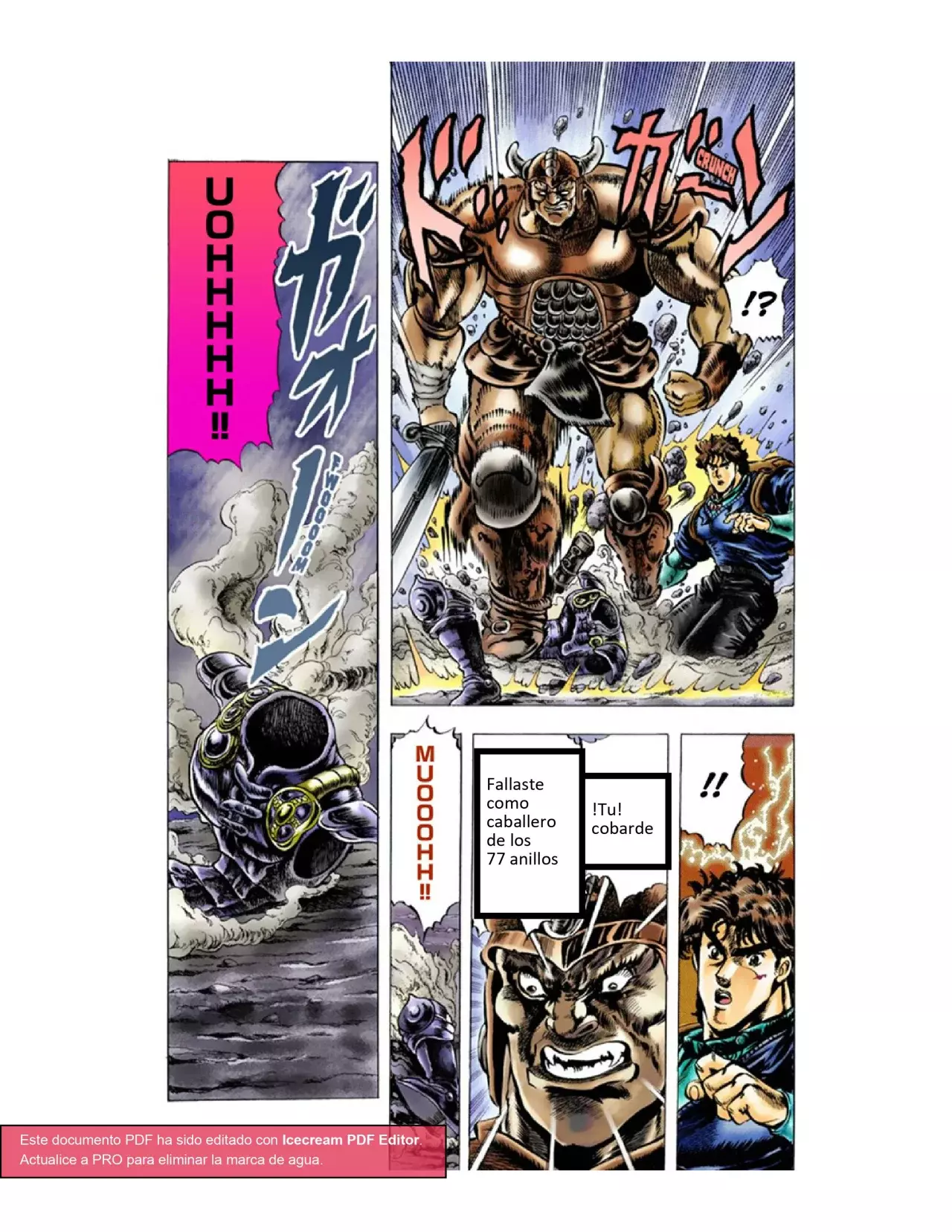 Read JoJo's Bizarre Adventure Parte 1 Phantom Blood Full Color ES Manga Online