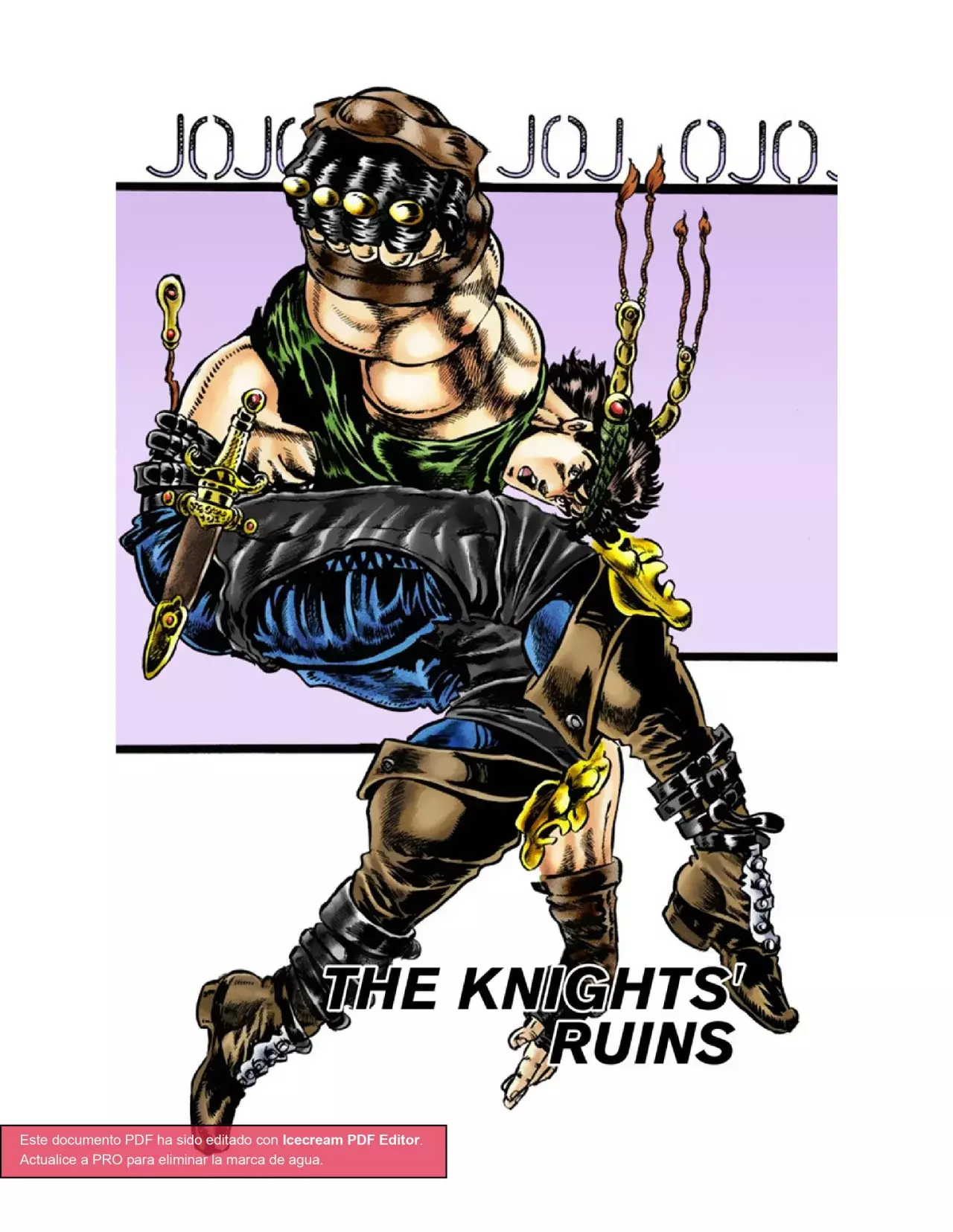 Read JoJo's Bizarre Adventure Parte 1 Phantom Blood Full Color ES Manga Online