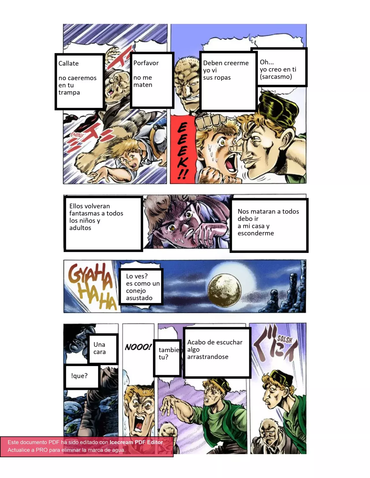 Read JoJo's Bizarre Adventure Parte 1 Phantom Blood Full Color ES Manga Online