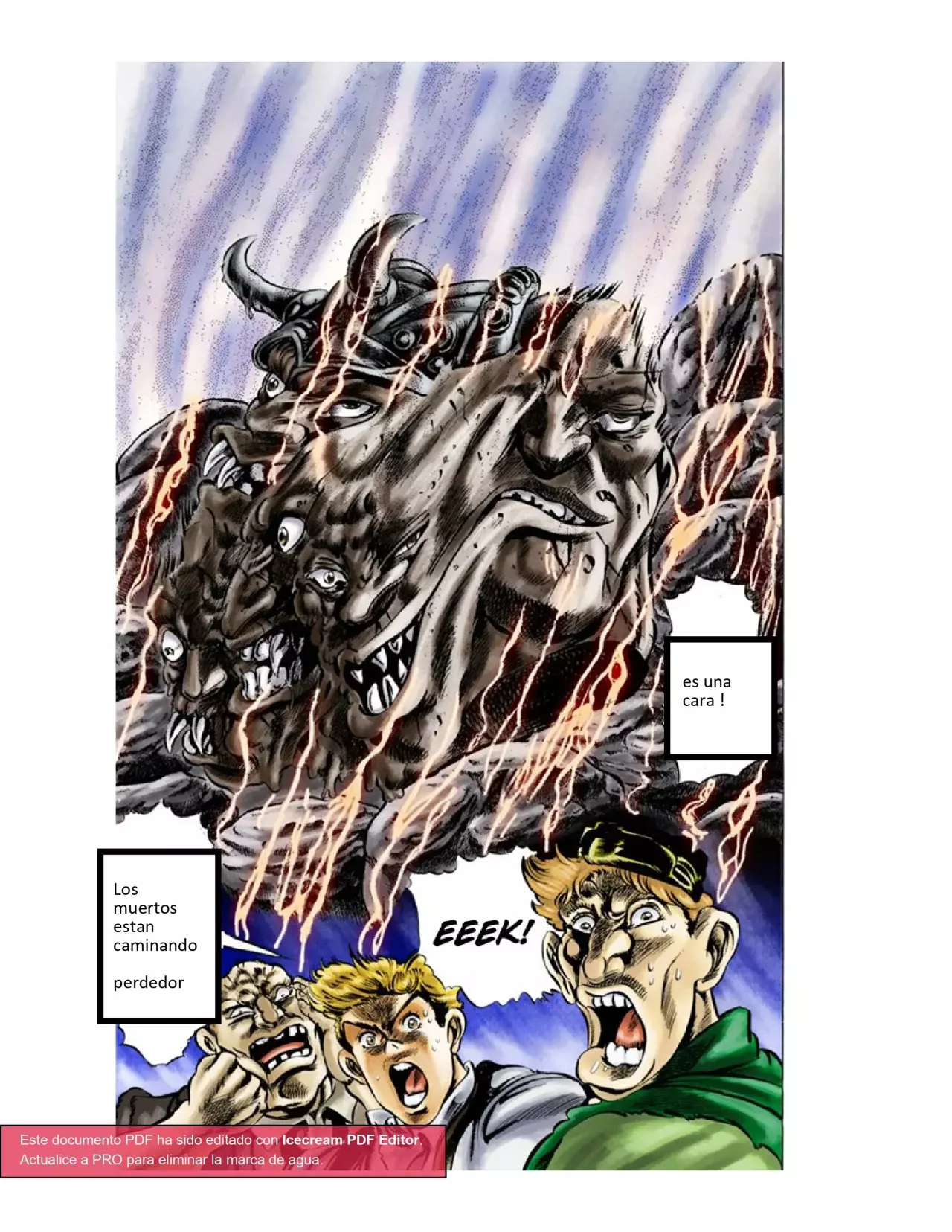 Read JoJo's Bizarre Adventure Parte 1 Phantom Blood Full Color ES Manga Online