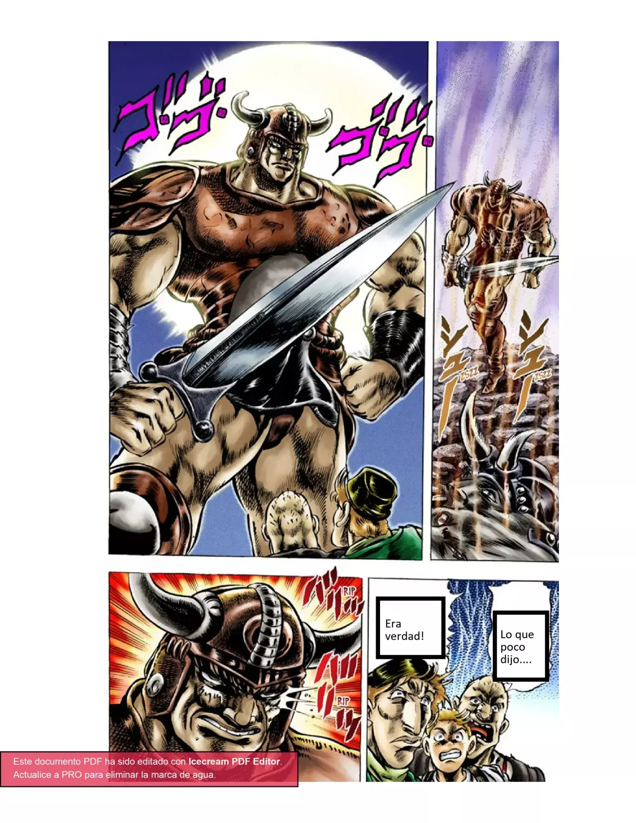Read JoJo's Bizarre Adventure Parte 1 Phantom Blood Full Color ES Manga Online