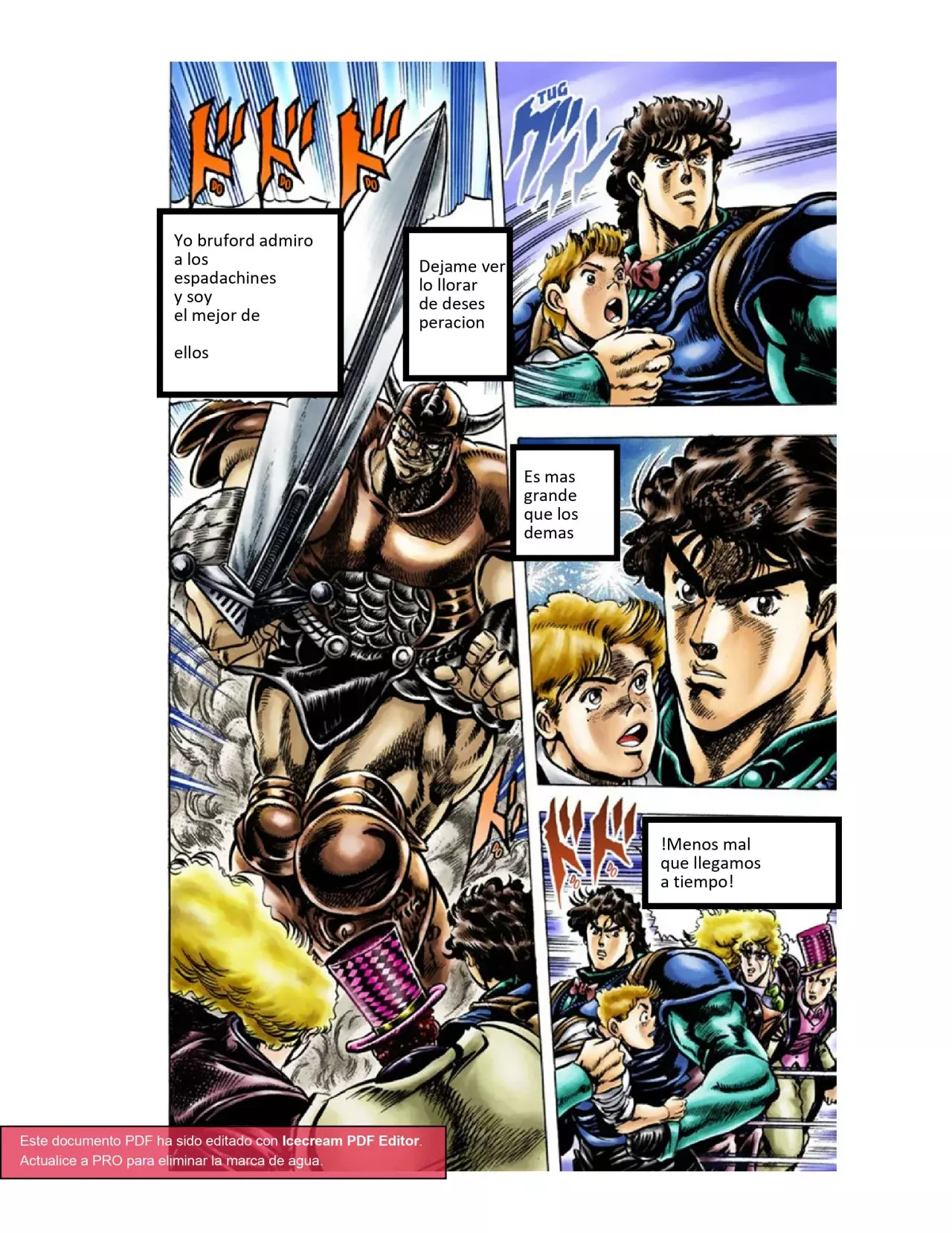 Read JoJo's Bizarre Adventure Parte 1 Phantom Blood Full Color ES Manga Online
