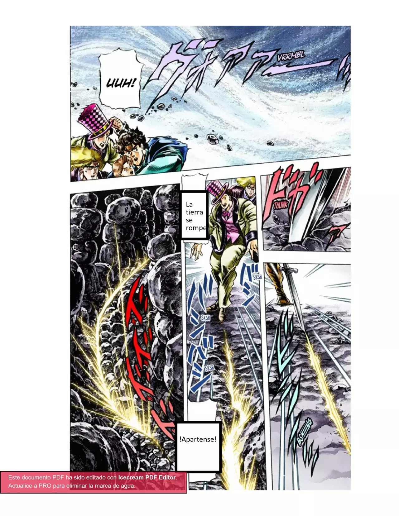 Read JoJo's Bizarre Adventure Parte 1 Phantom Blood Full Color ES Manga Online