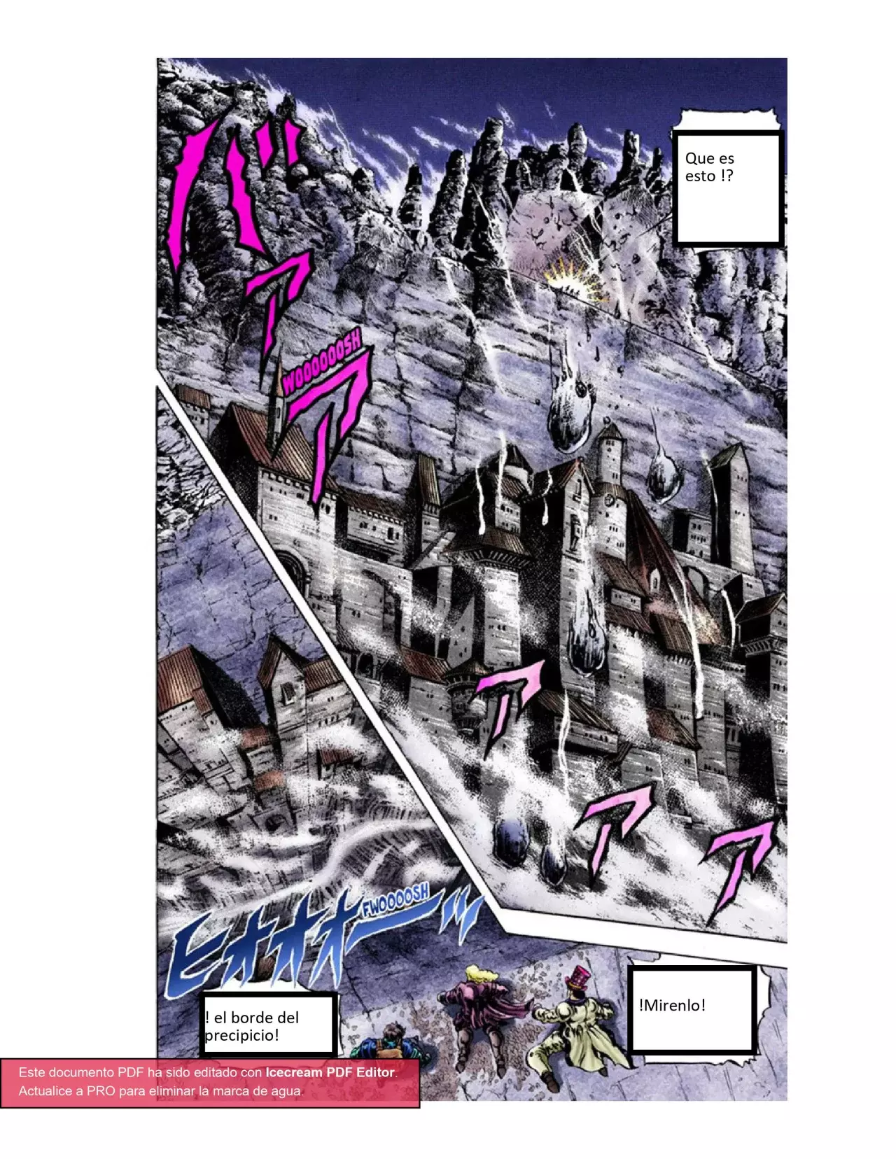 Read JoJo's Bizarre Adventure Parte 1 Phantom Blood Full Color ES Manga Online