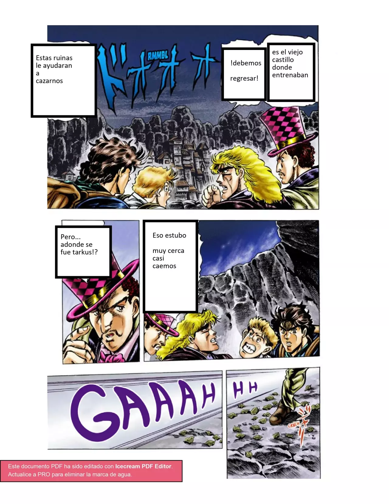 Read JoJo's Bizarre Adventure Parte 1 Phantom Blood Full Color ES Manga Online