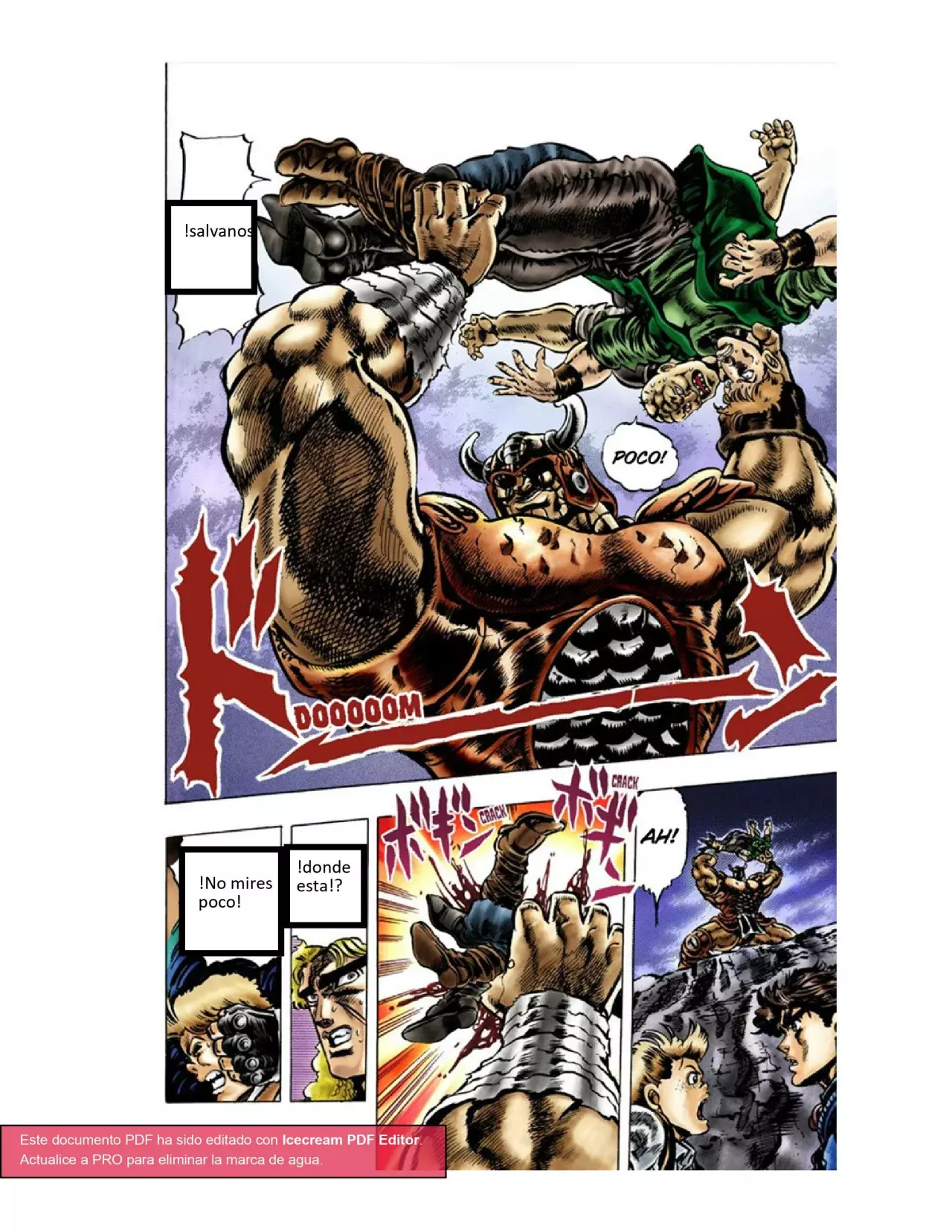 Read JoJo's Bizarre Adventure Parte 1 Phantom Blood Full Color ES Manga Online