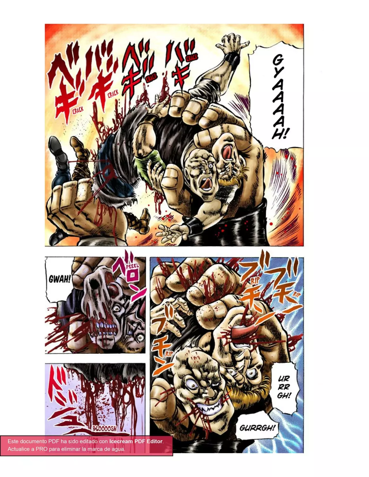 Read JoJo's Bizarre Adventure Parte 1 Phantom Blood Full Color ES Manga Online