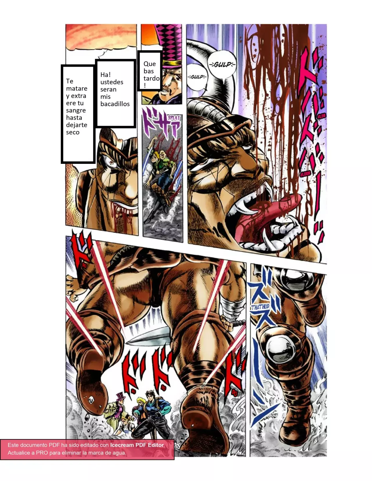 Read JoJo's Bizarre Adventure Parte 1 Phantom Blood Full Color ES Manga Online