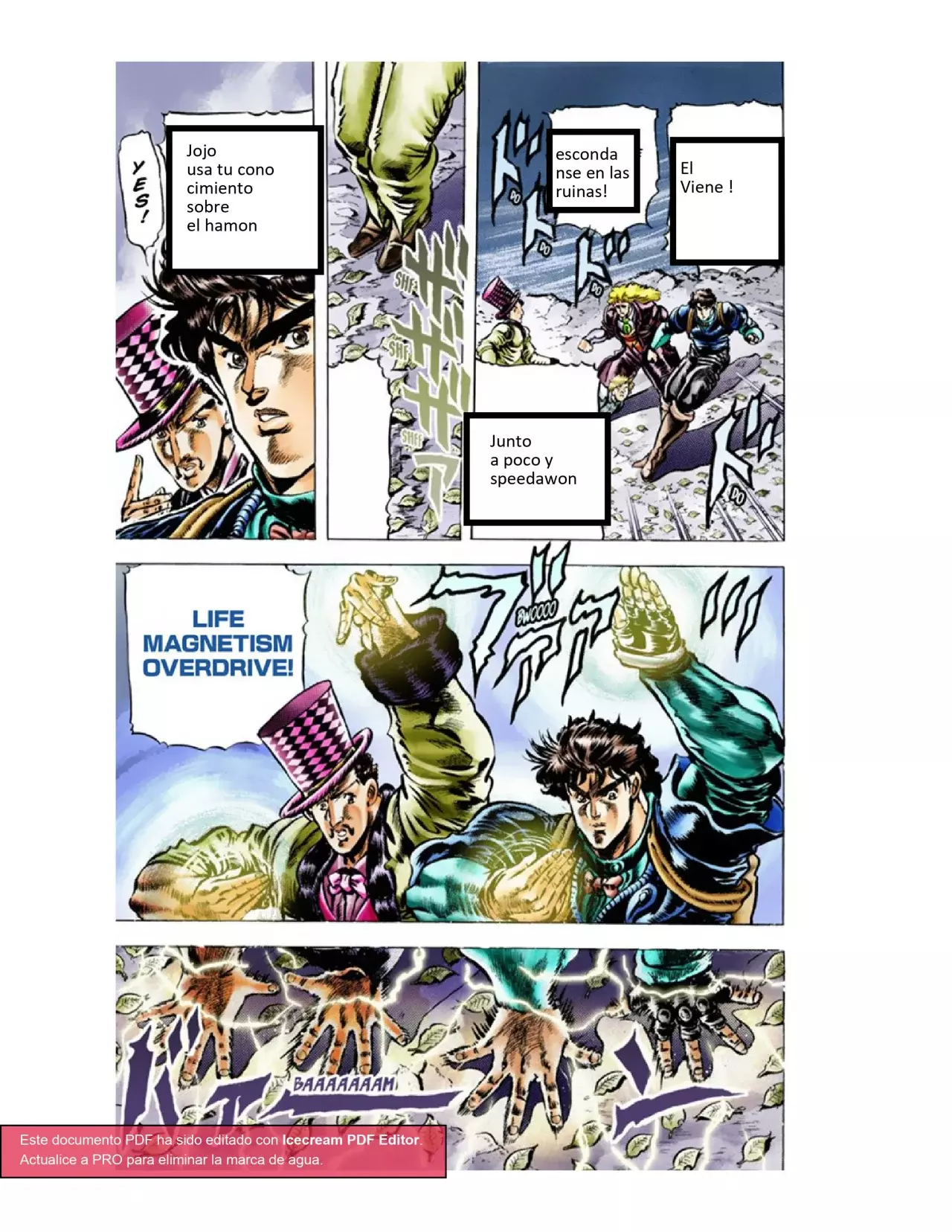 Read JoJo's Bizarre Adventure Parte 1 Phantom Blood Full Color ES Manga Online