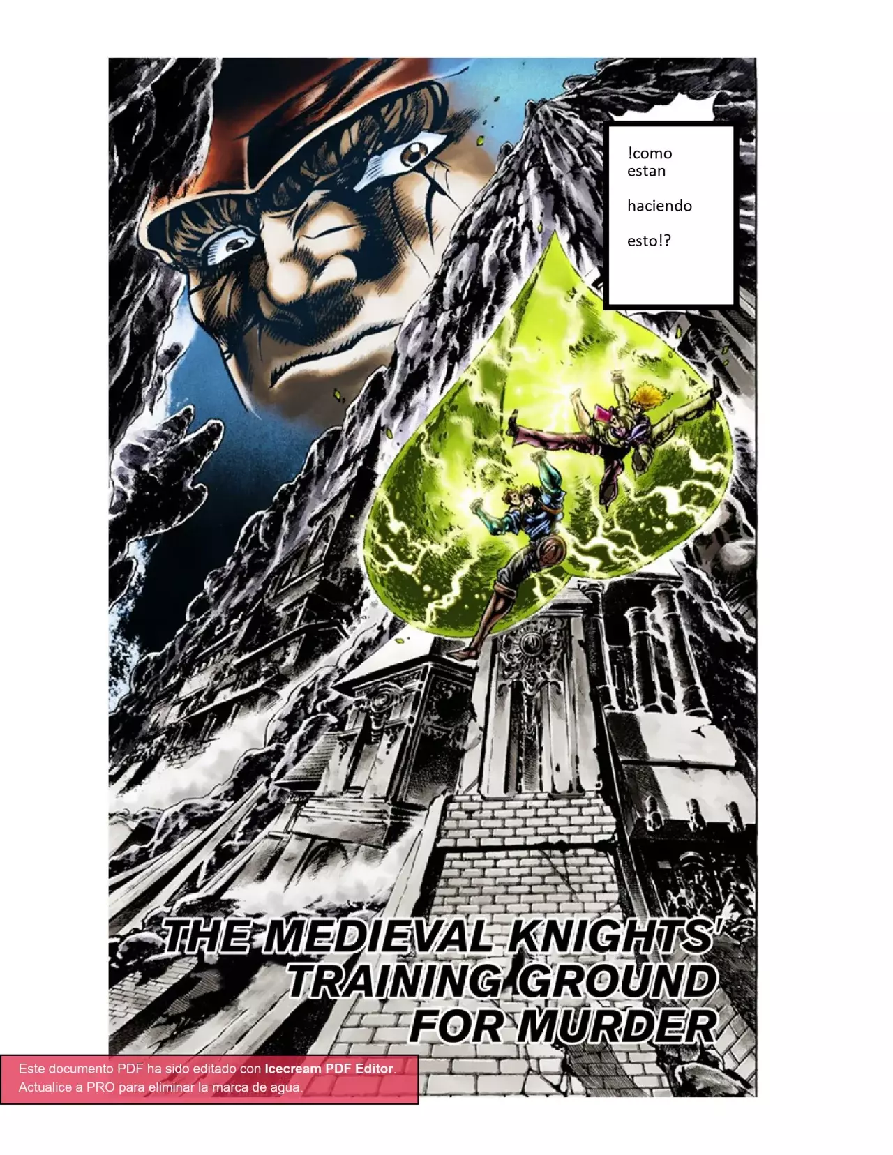 Read JoJo's Bizarre Adventure Parte 1 Phantom Blood Full Color ES Manga Online