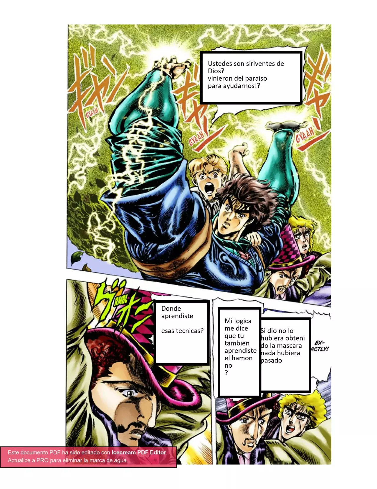 Read JoJo's Bizarre Adventure Parte 1 Phantom Blood Full Color ES Manga Online