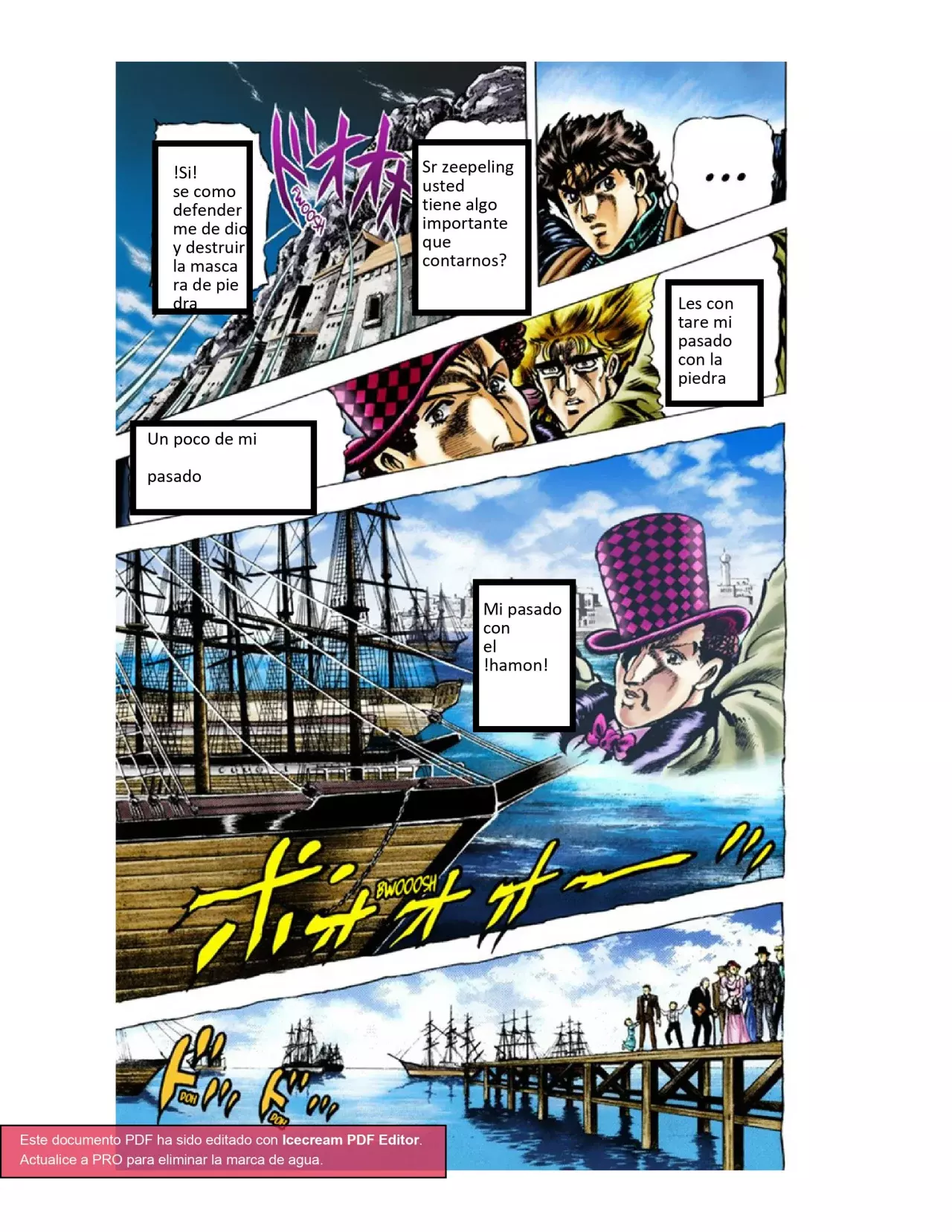 Read JoJo's Bizarre Adventure Parte 1 Phantom Blood Full Color ES Manga Online