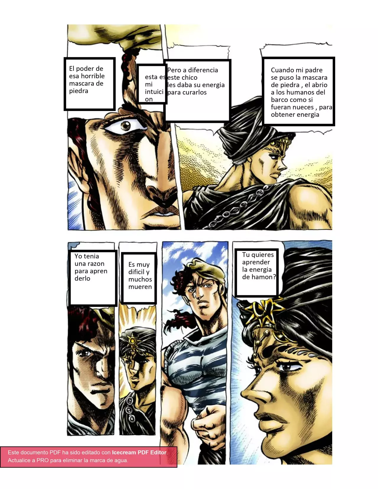 Read JoJo's Bizarre Adventure Parte 1 Phantom Blood Full Color ES Manga Online
