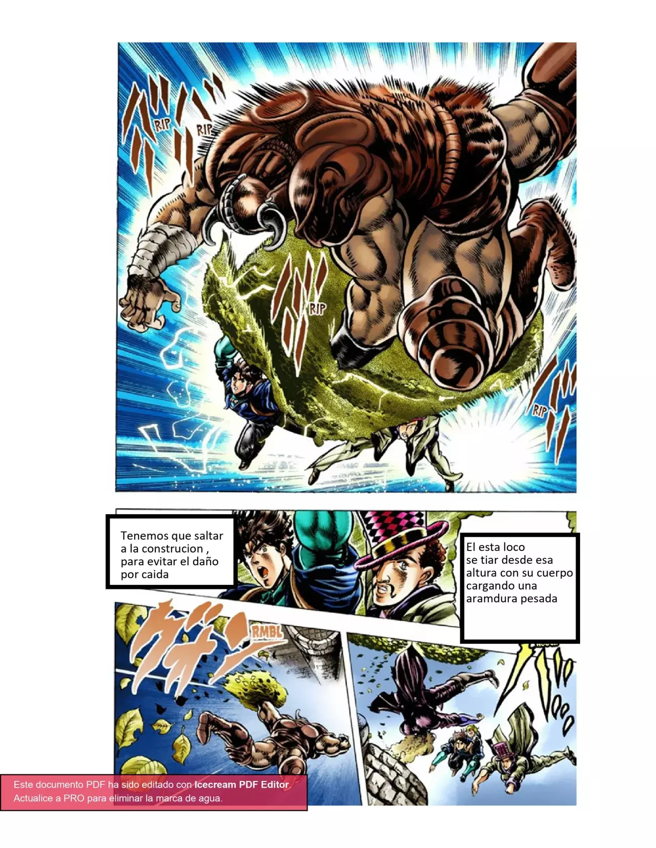 Read JoJo's Bizarre Adventure Parte 1 Phantom Blood Full Color ES Manga Online