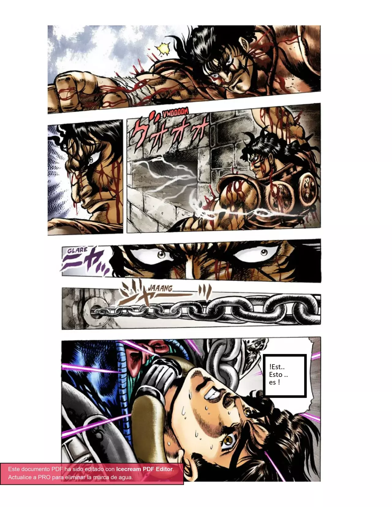 Read JoJo's Bizarre Adventure Parte 1 Phantom Blood Full Color ES Manga Online