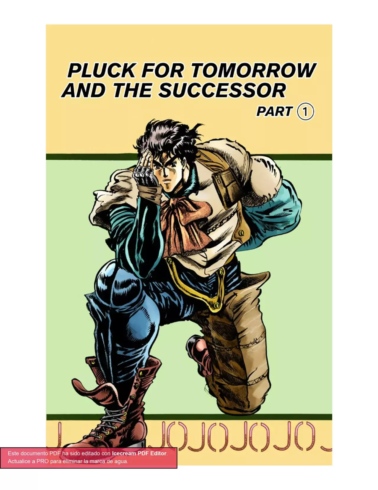 Read JoJo's Bizarre Adventure Parte 1 Phantom Blood Full Color ES Manga Online