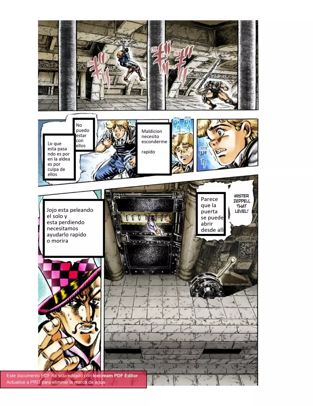 Read JoJo's Bizarre Adventure Parte 1 Phantom Blood Full Color ES Manga Online