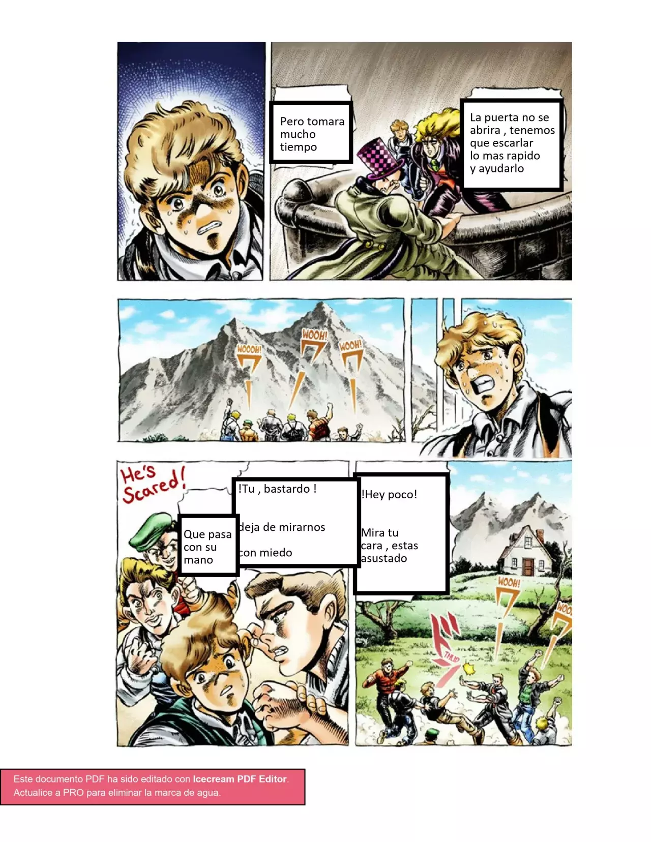 Read JoJo's Bizarre Adventure Parte 1 Phantom Blood Full Color ES Manga Online