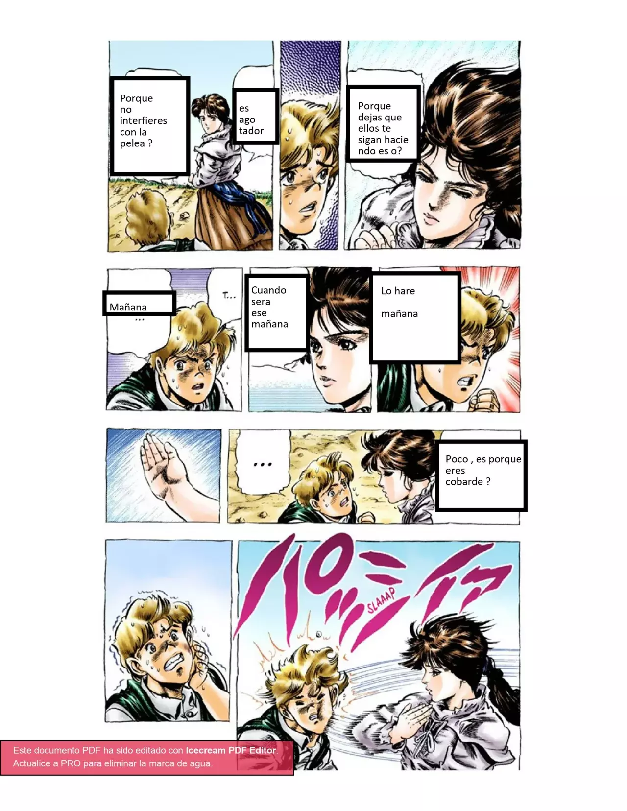 Read JoJo's Bizarre Adventure Parte 1 Phantom Blood Full Color ES Manga Online