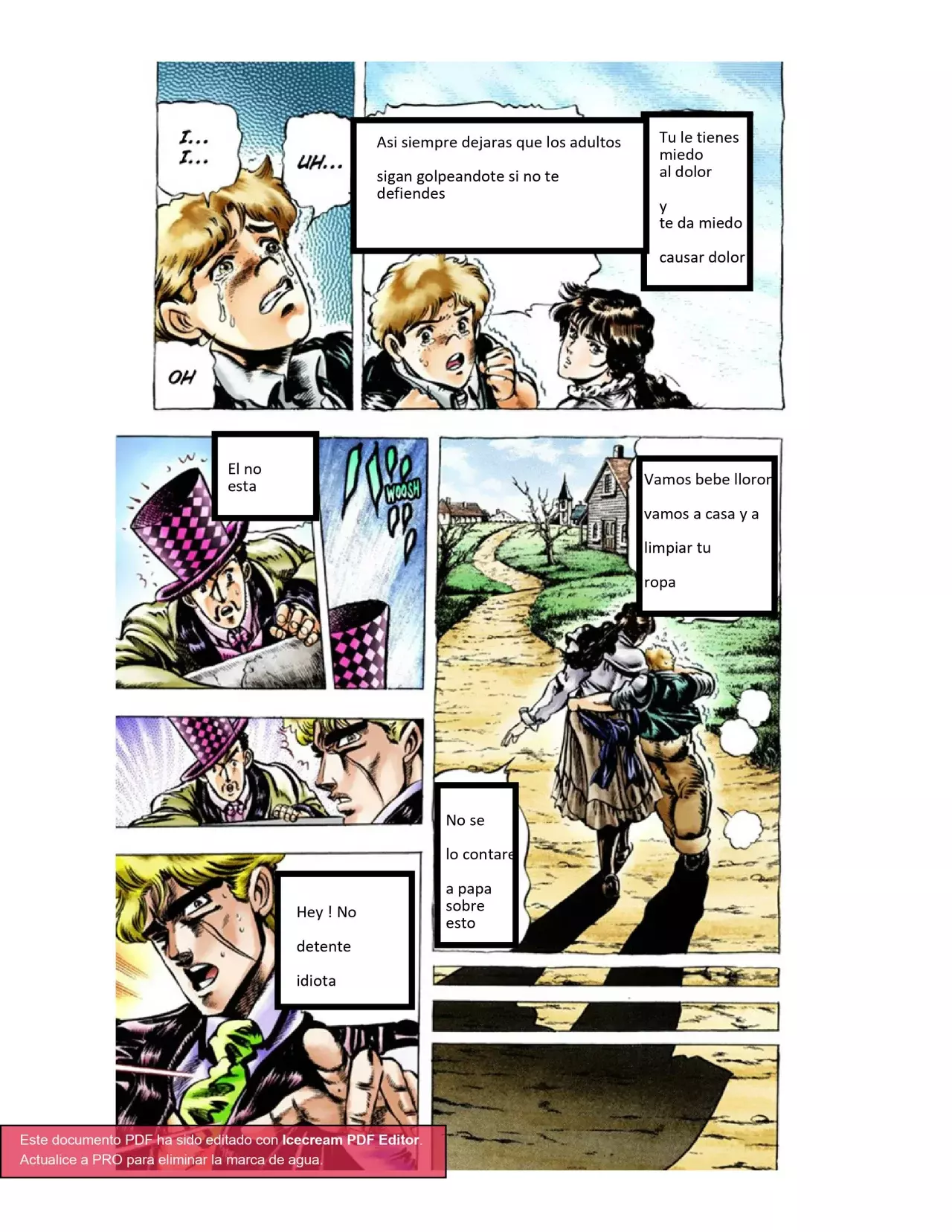 Read JoJo's Bizarre Adventure Parte 1 Phantom Blood Full Color ES Manga Online