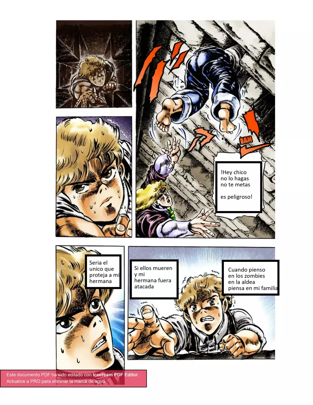Read JoJo's Bizarre Adventure Parte 1 Phantom Blood Full Color ES Manga Online
