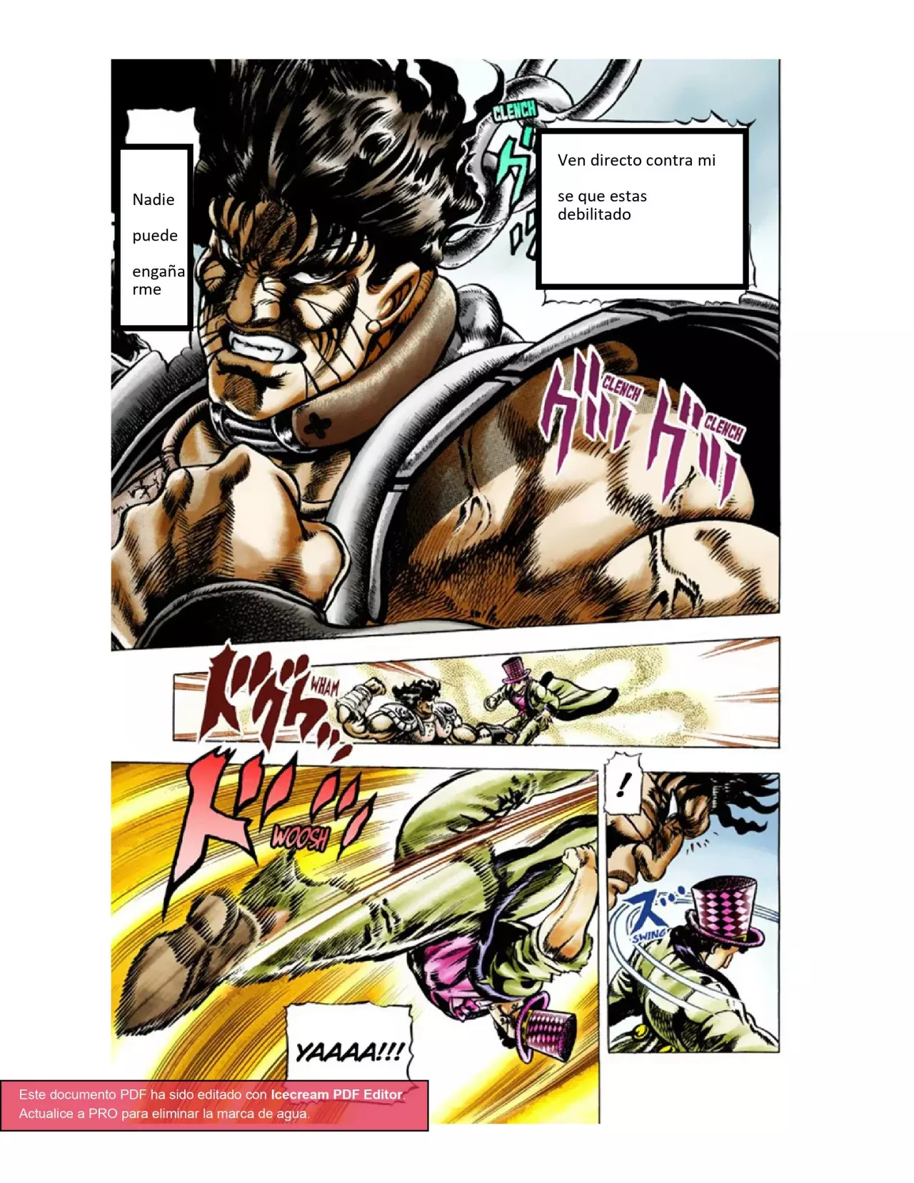 Read JoJo's Bizarre Adventure Parte 1 Phantom Blood Full Color ES Manga Online