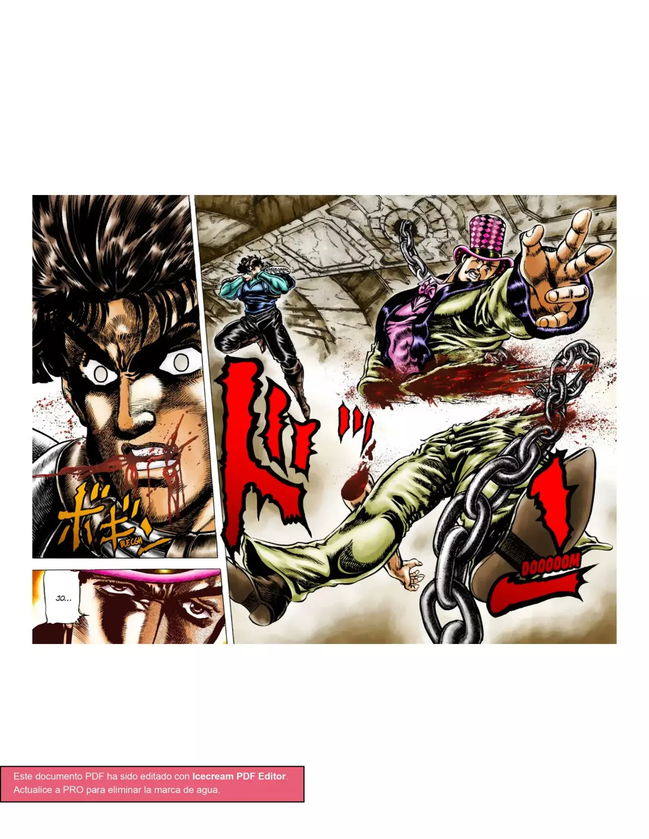 Read JoJo's Bizarre Adventure Parte 1 Phantom Blood Full Color ES Manga Online