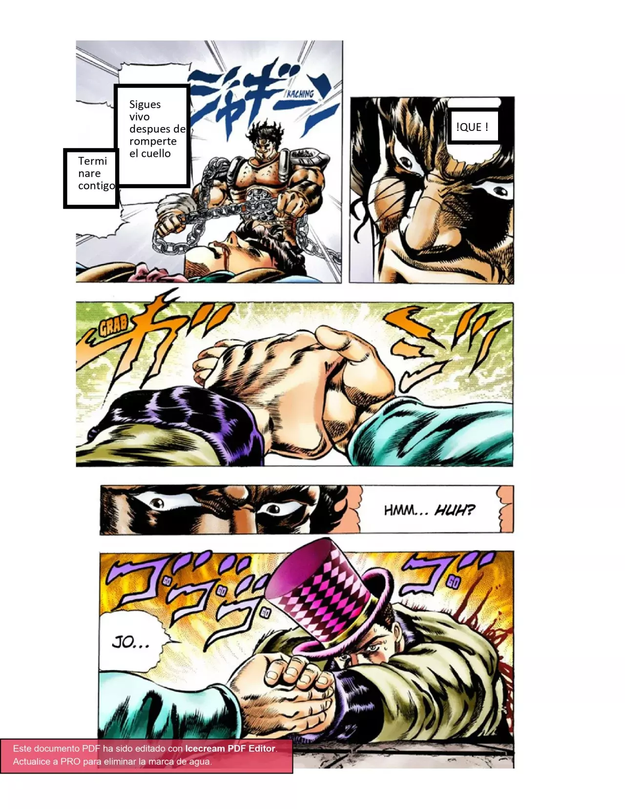 Read JoJo's Bizarre Adventure Parte 1 Phantom Blood Full Color ES Manga Online
