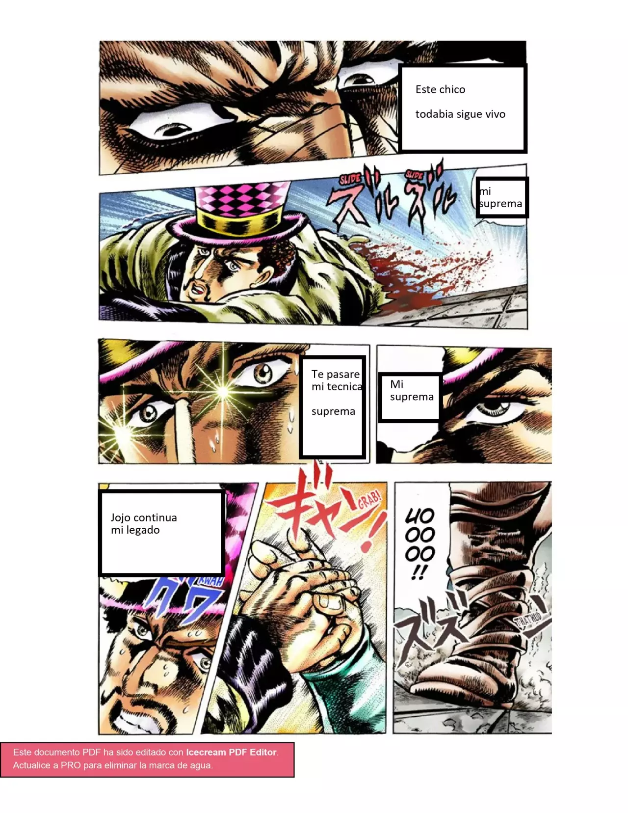 Read JoJo's Bizarre Adventure Parte 1 Phantom Blood Full Color ES Manga Online