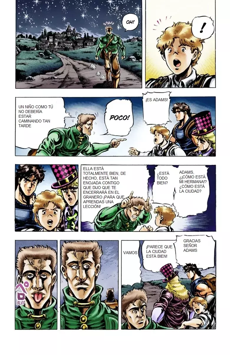 Read JoJo's Bizarre Adventure Parte 1 Phantom Blood Full Color ES Manga Online