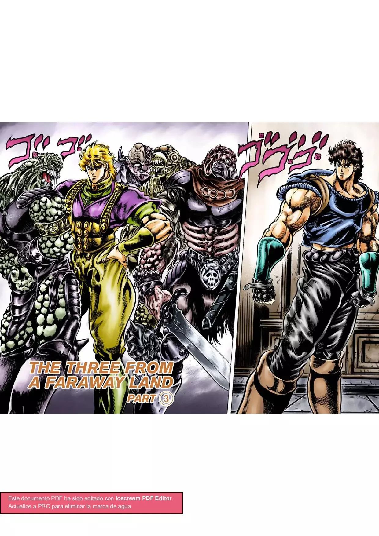 Read JoJo's Bizarre Adventure Parte 1 Phantom Blood Full Color ES Manga Online