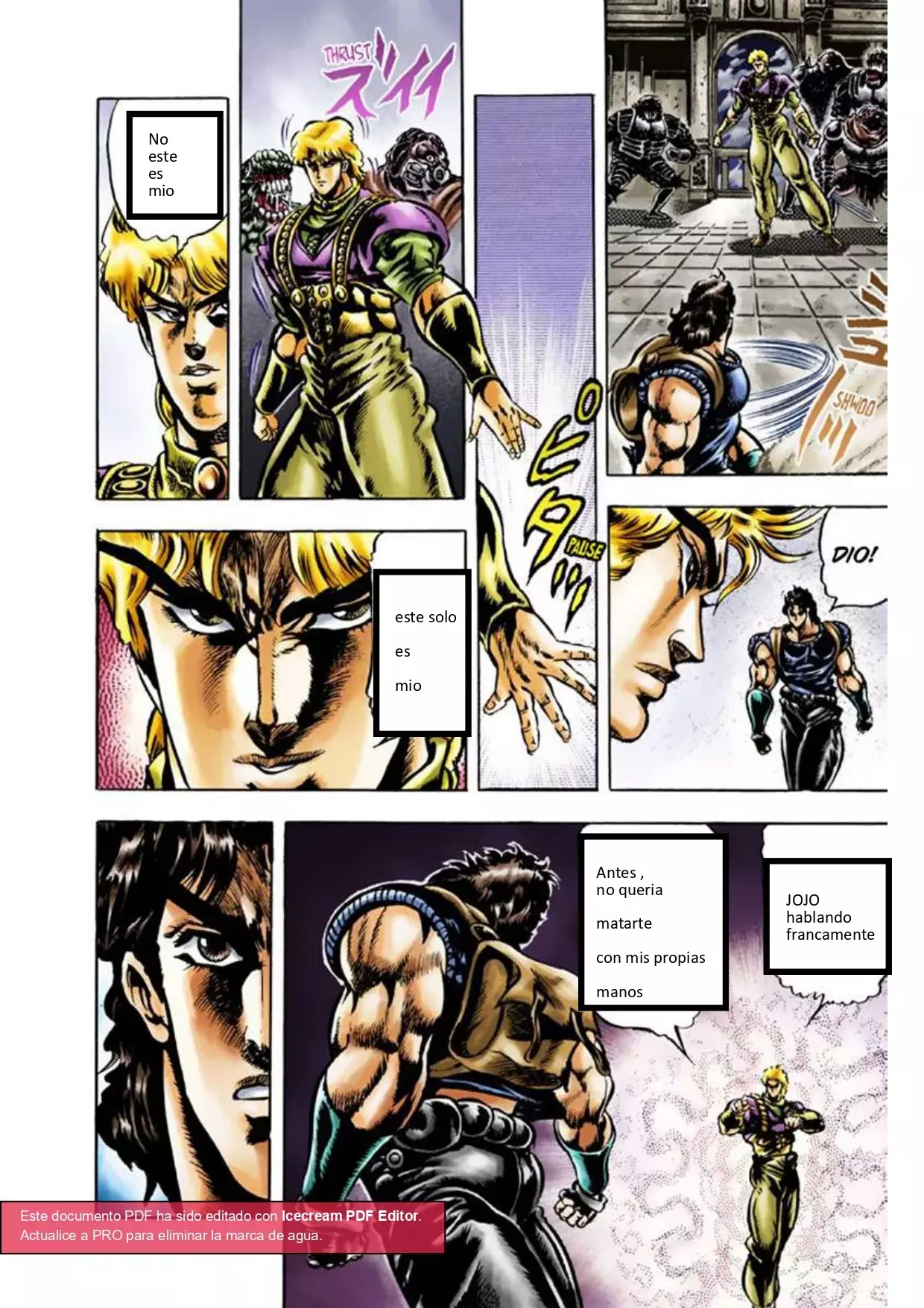Read JoJo's Bizarre Adventure Parte 1 Phantom Blood Full Color ES Manga Online