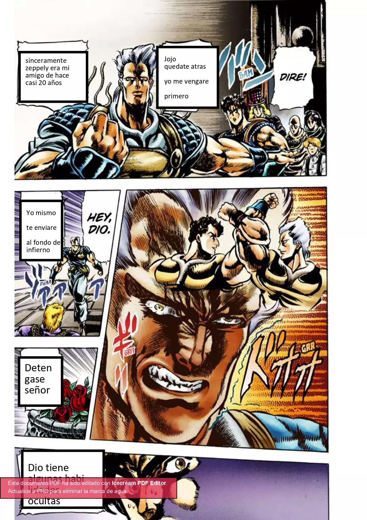 Read JoJo's Bizarre Adventure Parte 1 Phantom Blood Full Color ES Manga Online