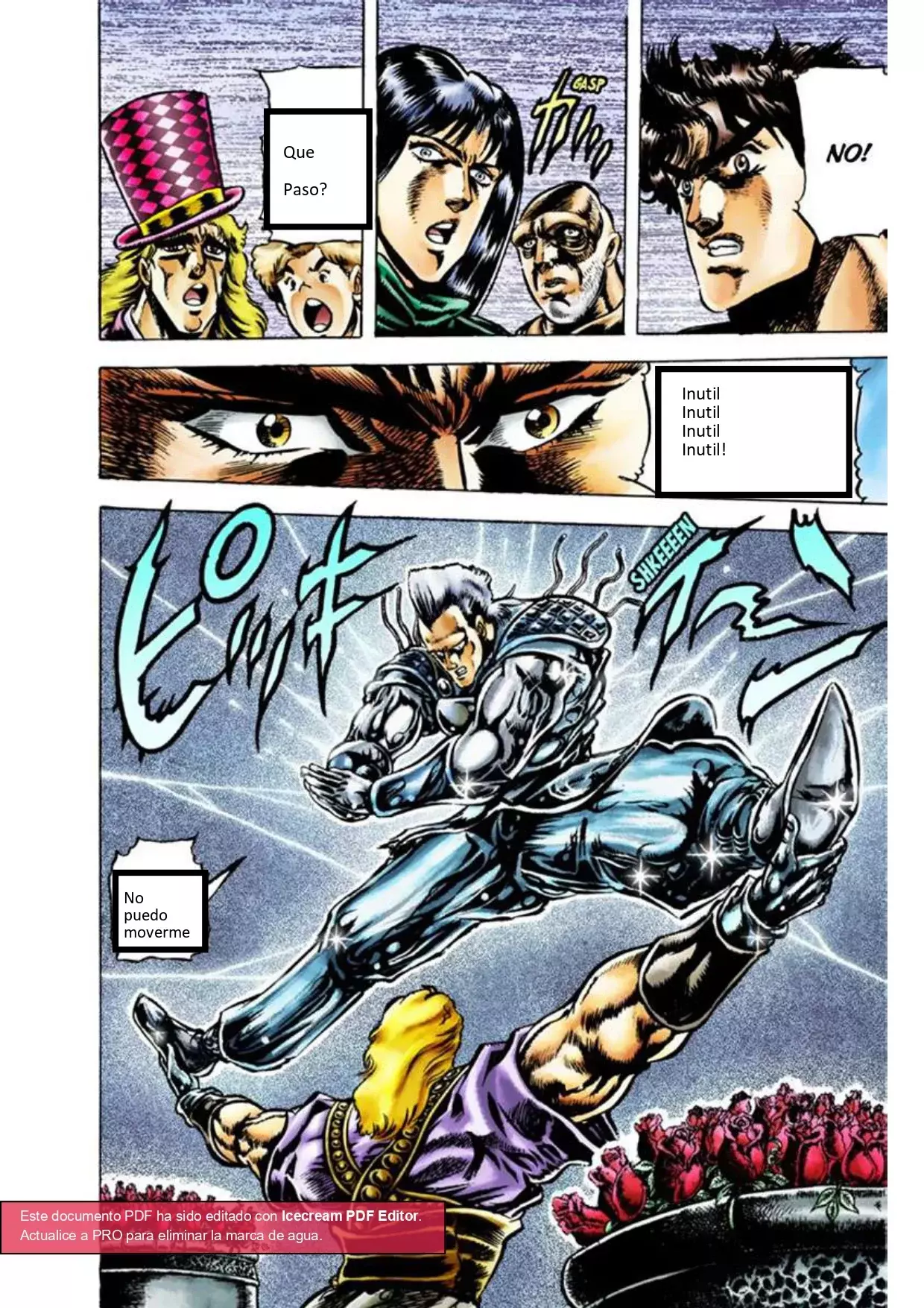 Read JoJo's Bizarre Adventure Parte 1 Phantom Blood Full Color ES Manga Online