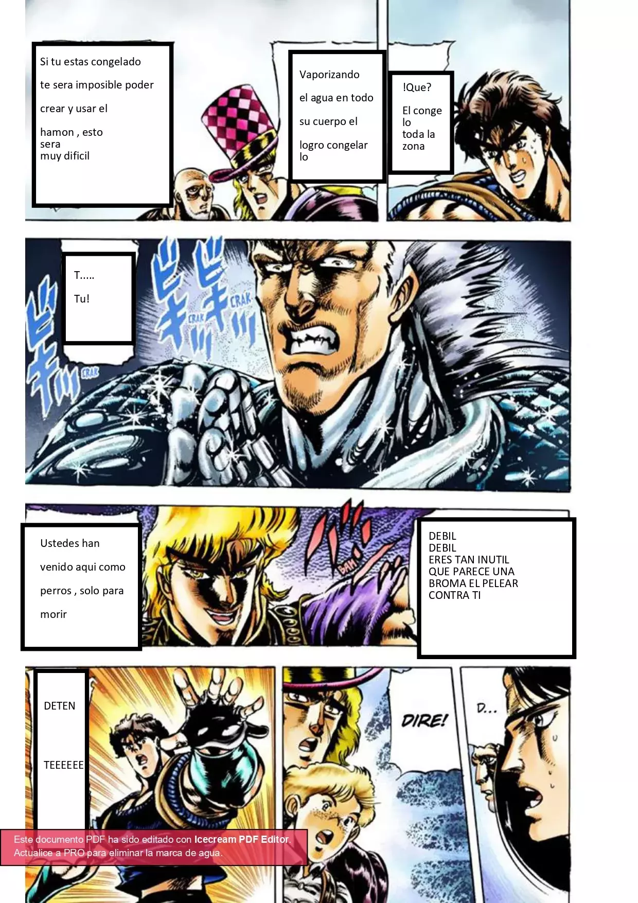 Read JoJo's Bizarre Adventure Parte 1 Phantom Blood Full Color ES Manga Online