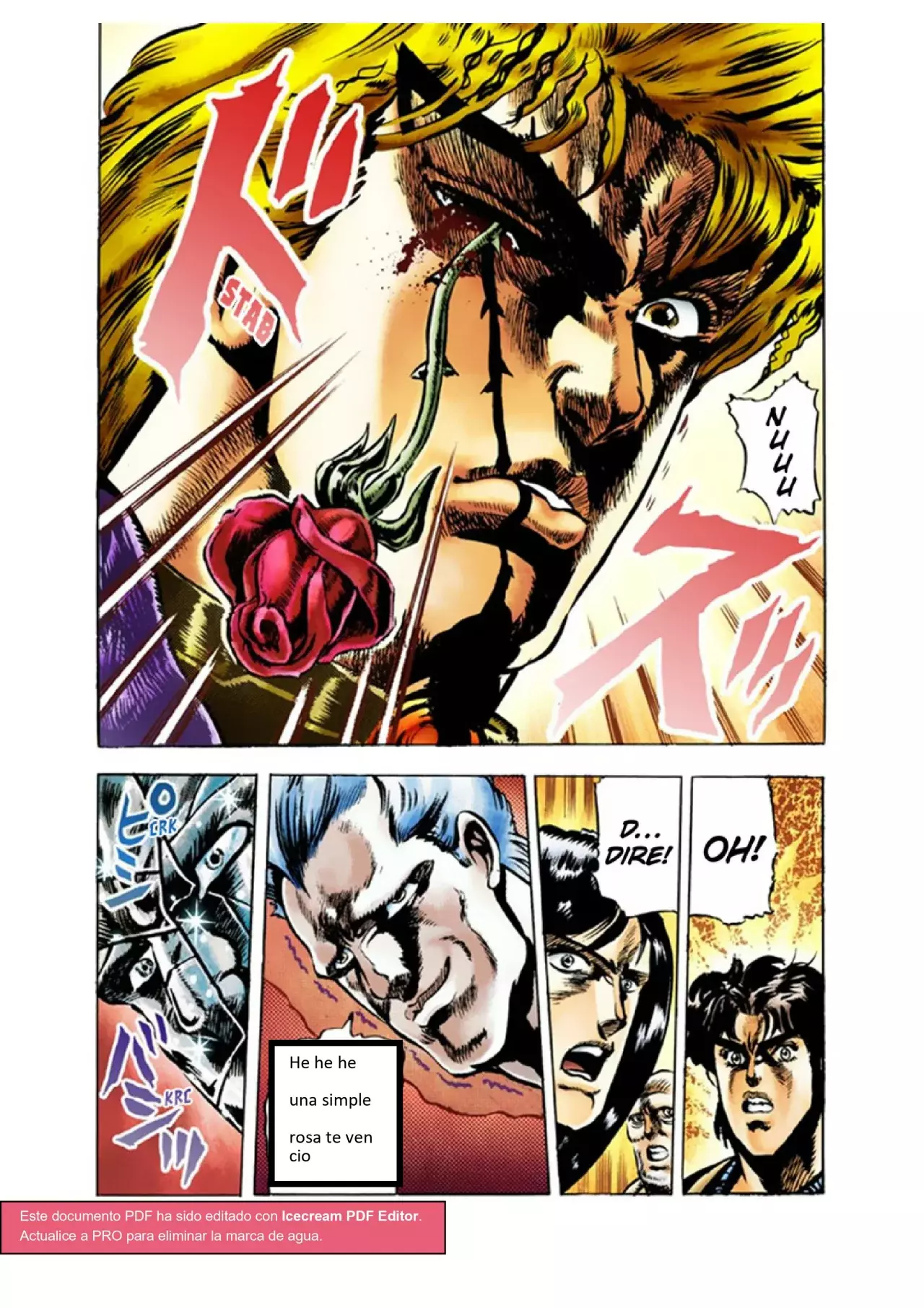 Read JoJo's Bizarre Adventure Parte 1 Phantom Blood Full Color ES Manga Online