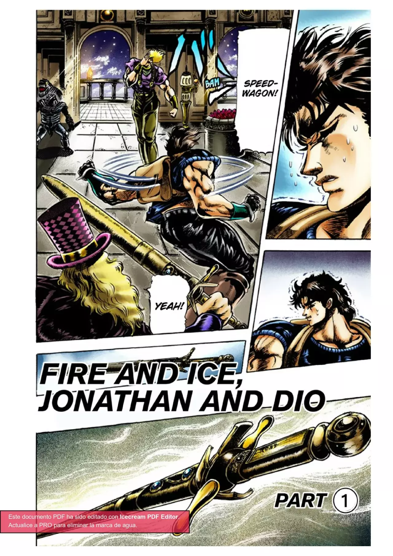 Read JoJo's Bizarre Adventure Parte 1 Phantom Blood Full Color ES Manga Online
