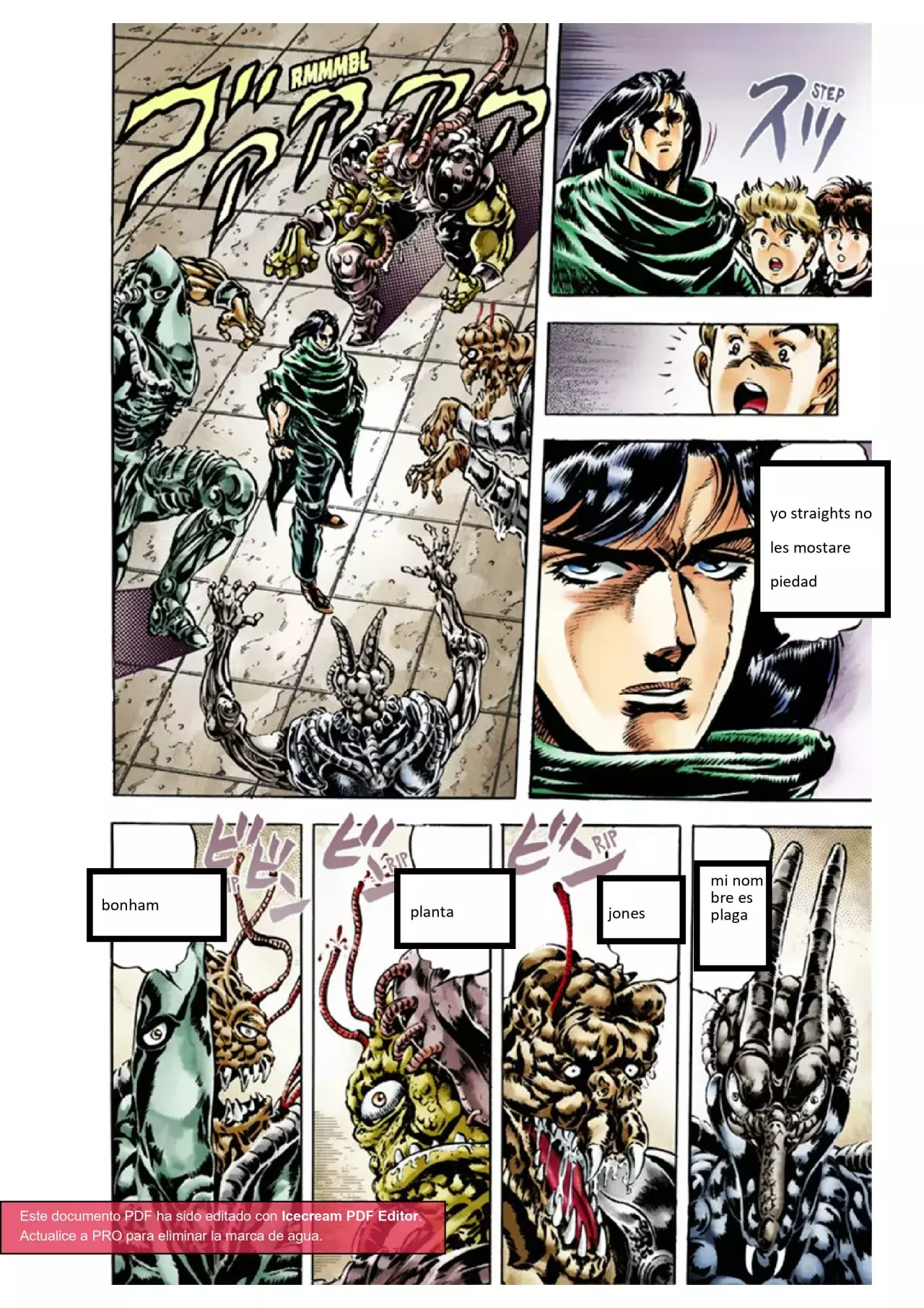 Read JoJo's Bizarre Adventure Parte 1 Phantom Blood Full Color ES Manga Online