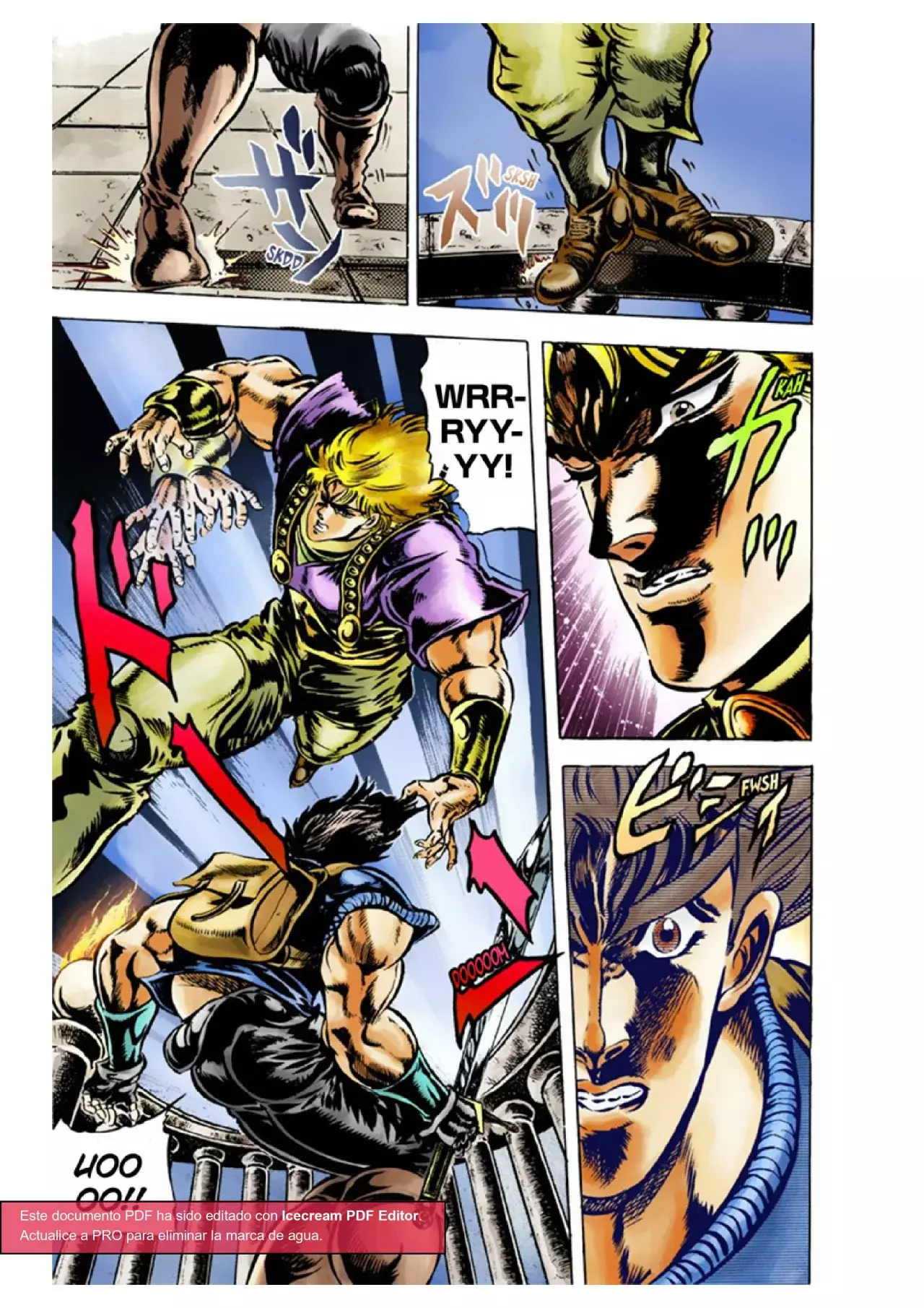 Read JoJo's Bizarre Adventure Parte 1 Phantom Blood Full Color ES Manga Online