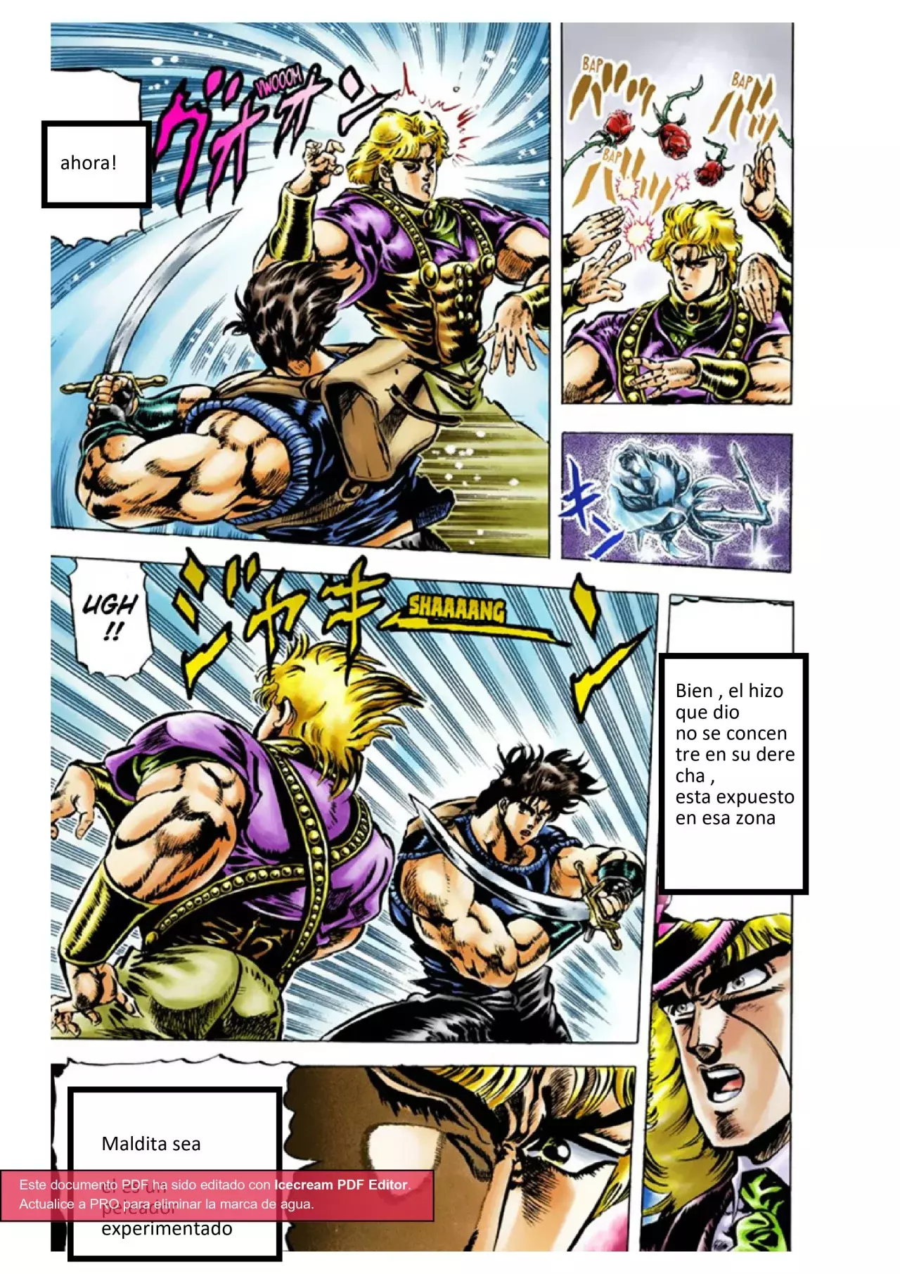 Read JoJo's Bizarre Adventure Parte 1 Phantom Blood Full Color ES Manga Online