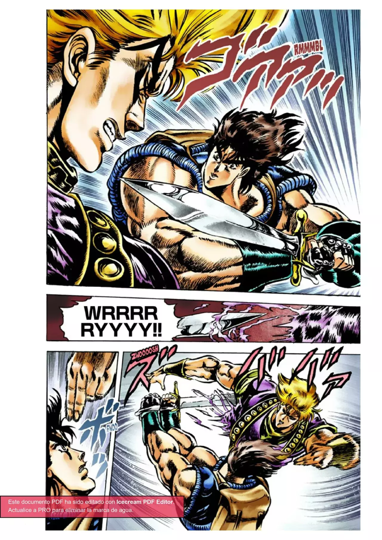 Read JoJo's Bizarre Adventure Parte 1 Phantom Blood Full Color ES Manga Online