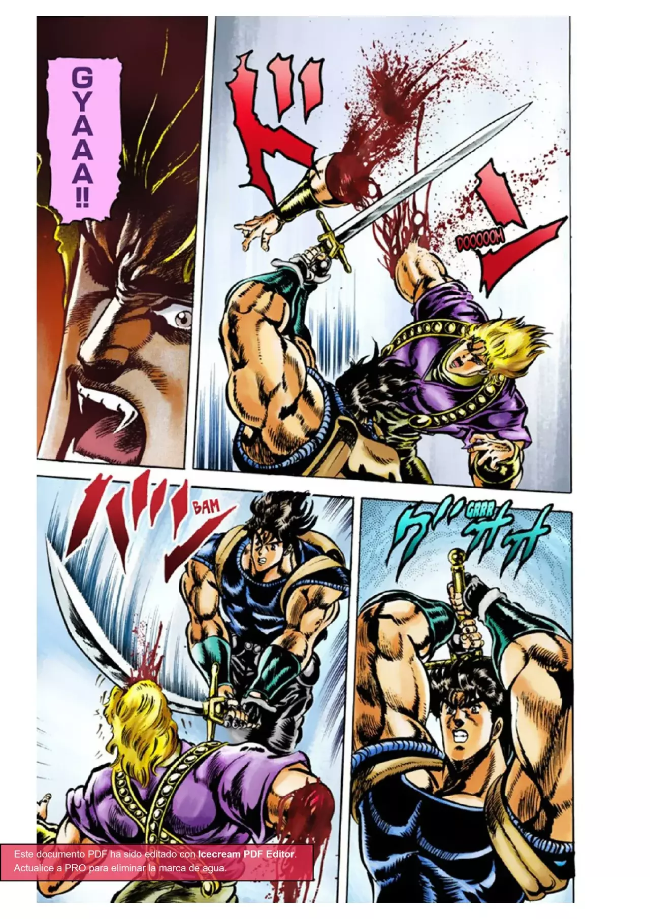 Read JoJo's Bizarre Adventure Parte 1 Phantom Blood Full Color ES Manga Online