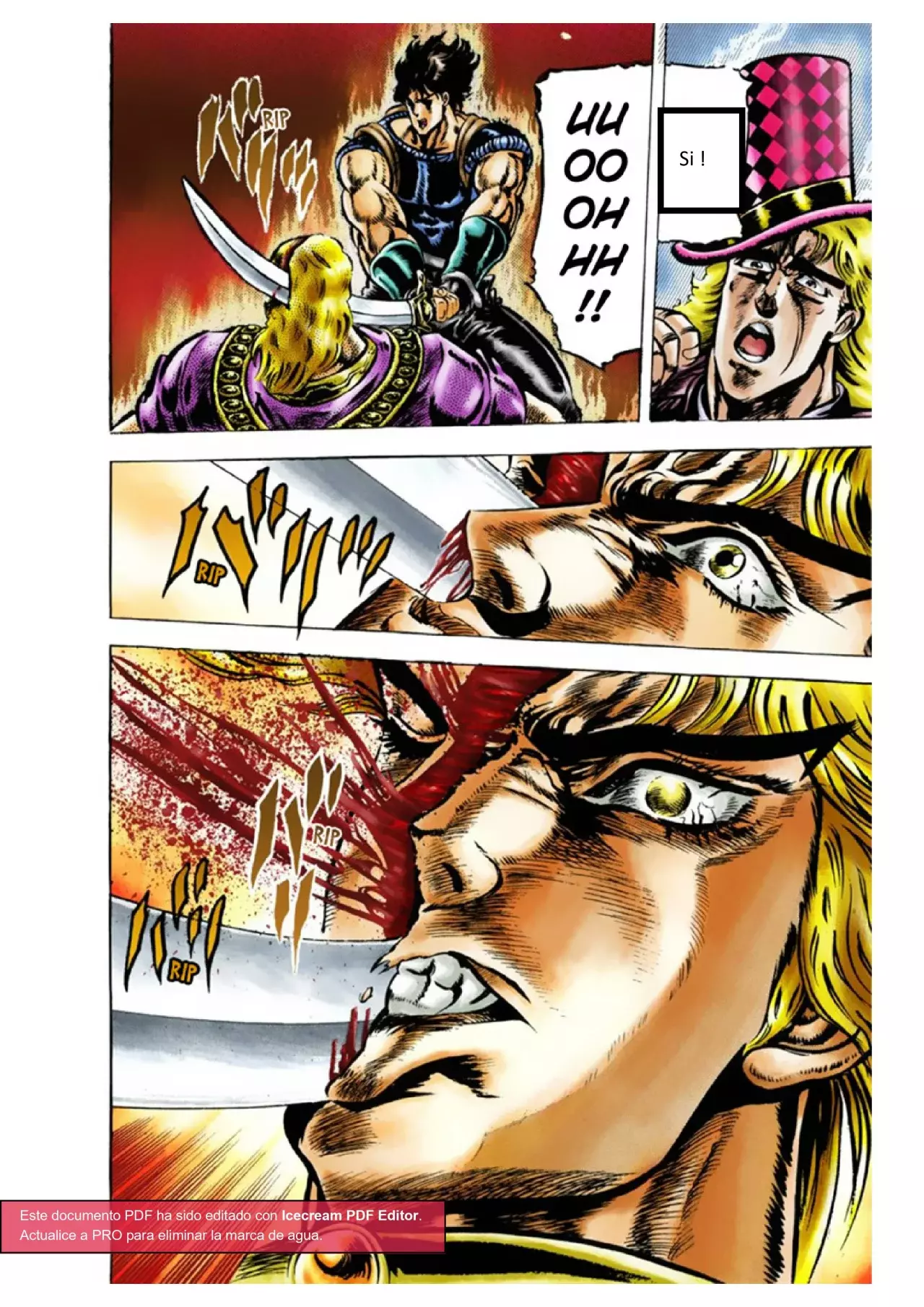 Read JoJo's Bizarre Adventure Parte 1 Phantom Blood Full Color ES Manga Online